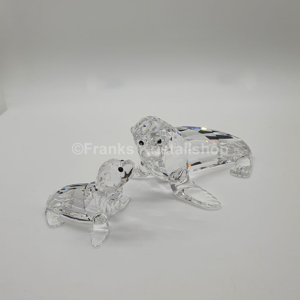 SWAROVSKI Seelöwen Mutter mit Baby 5275796 oU