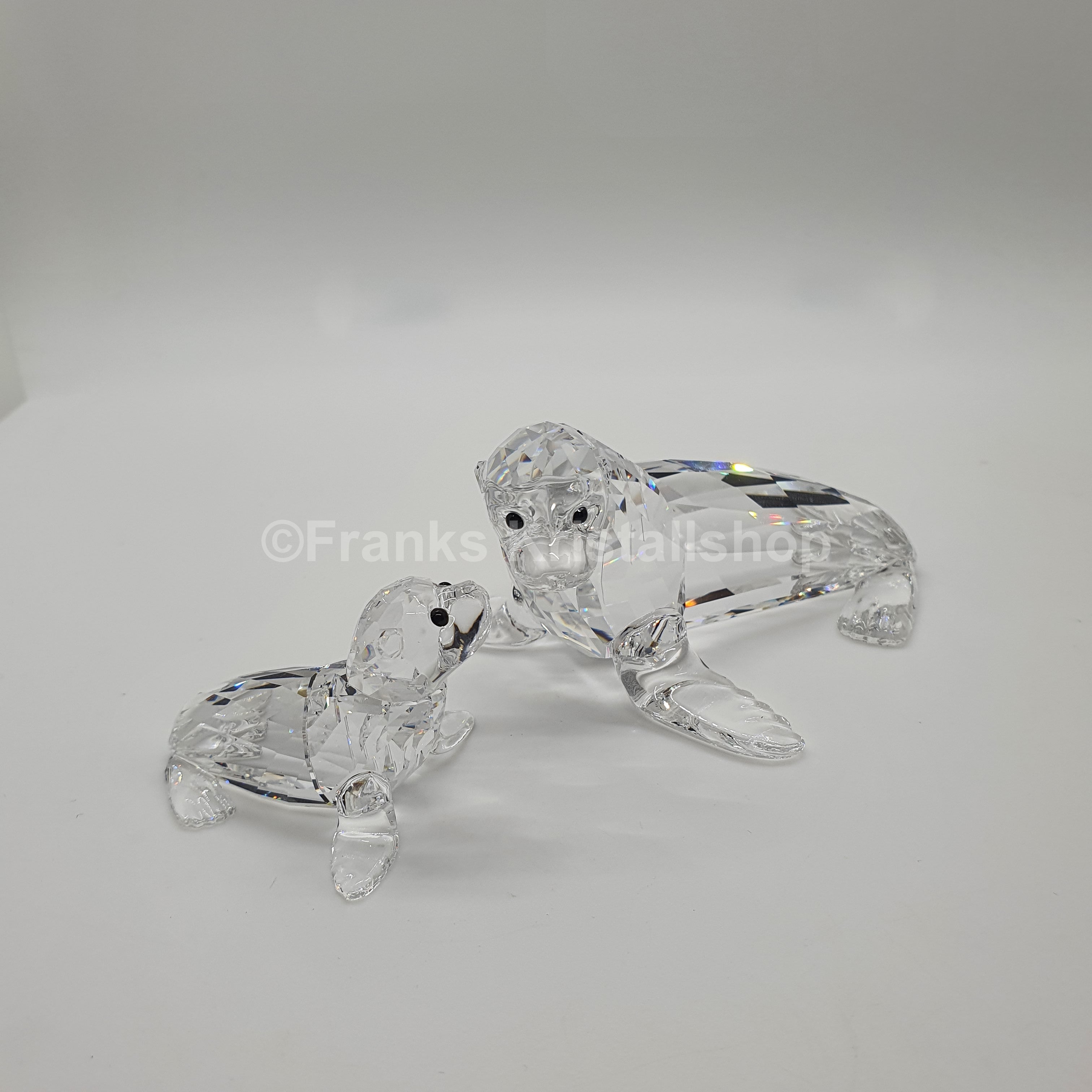 SWAROVSKI Seelöwen Mutter mit Baby 5275796 oU