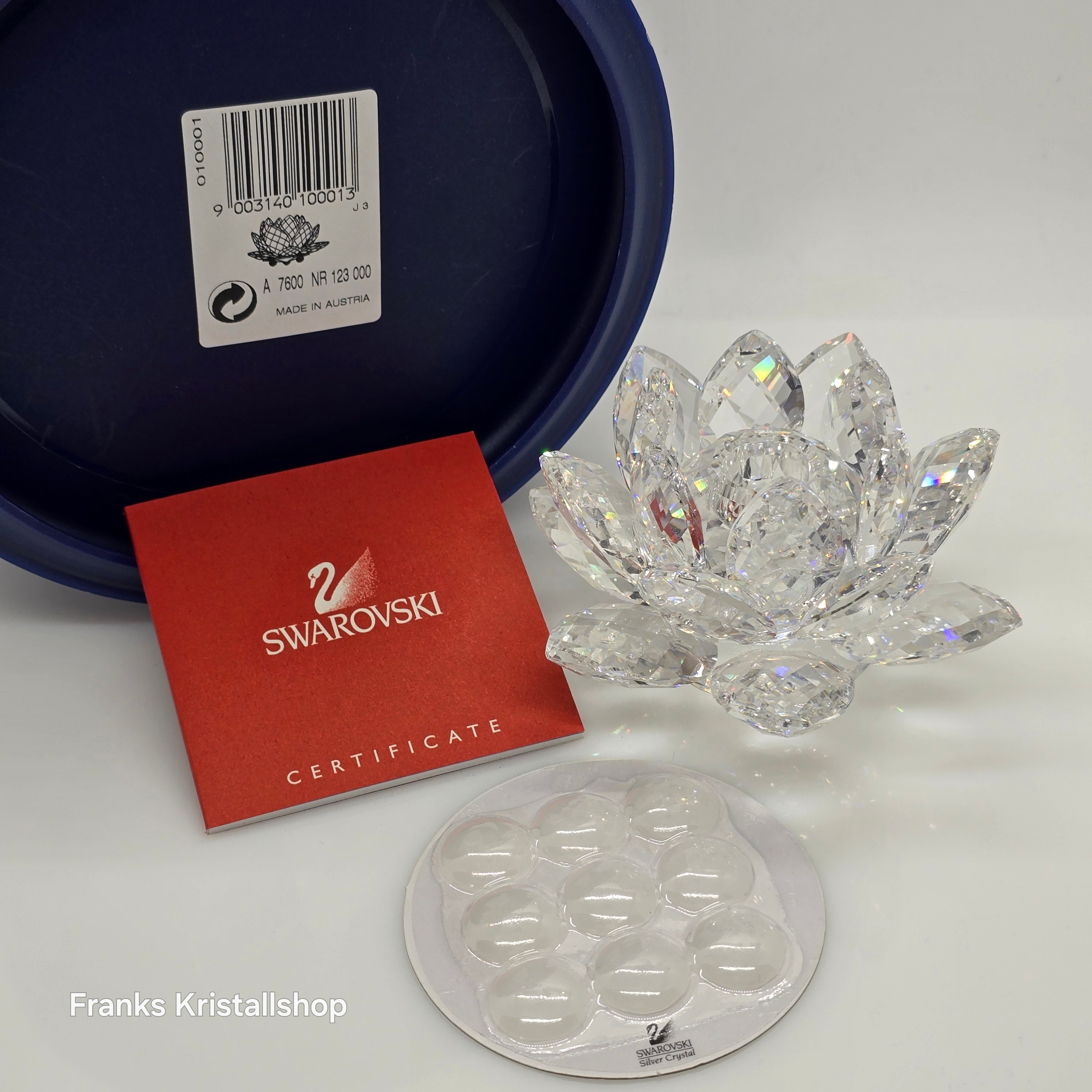 SWAROVSKI Seerose Kerzenhalter mittel 010001