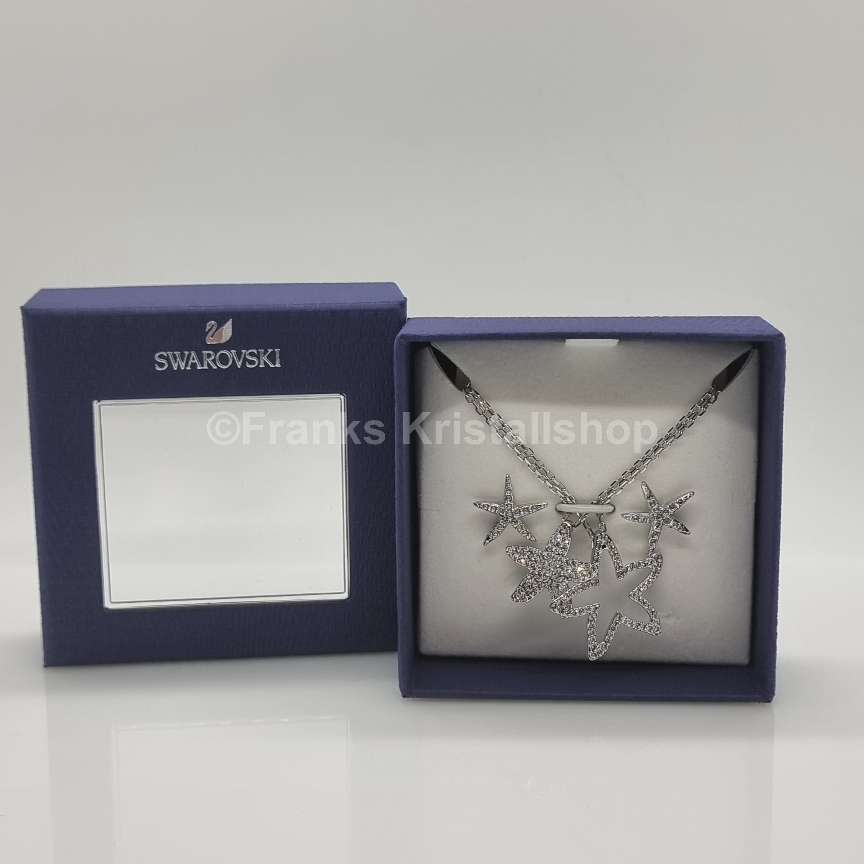 SWAROVSKI Seesterne Schmuckset 2 Ketten + Ohrstecker Sterne Set Stern 5575216