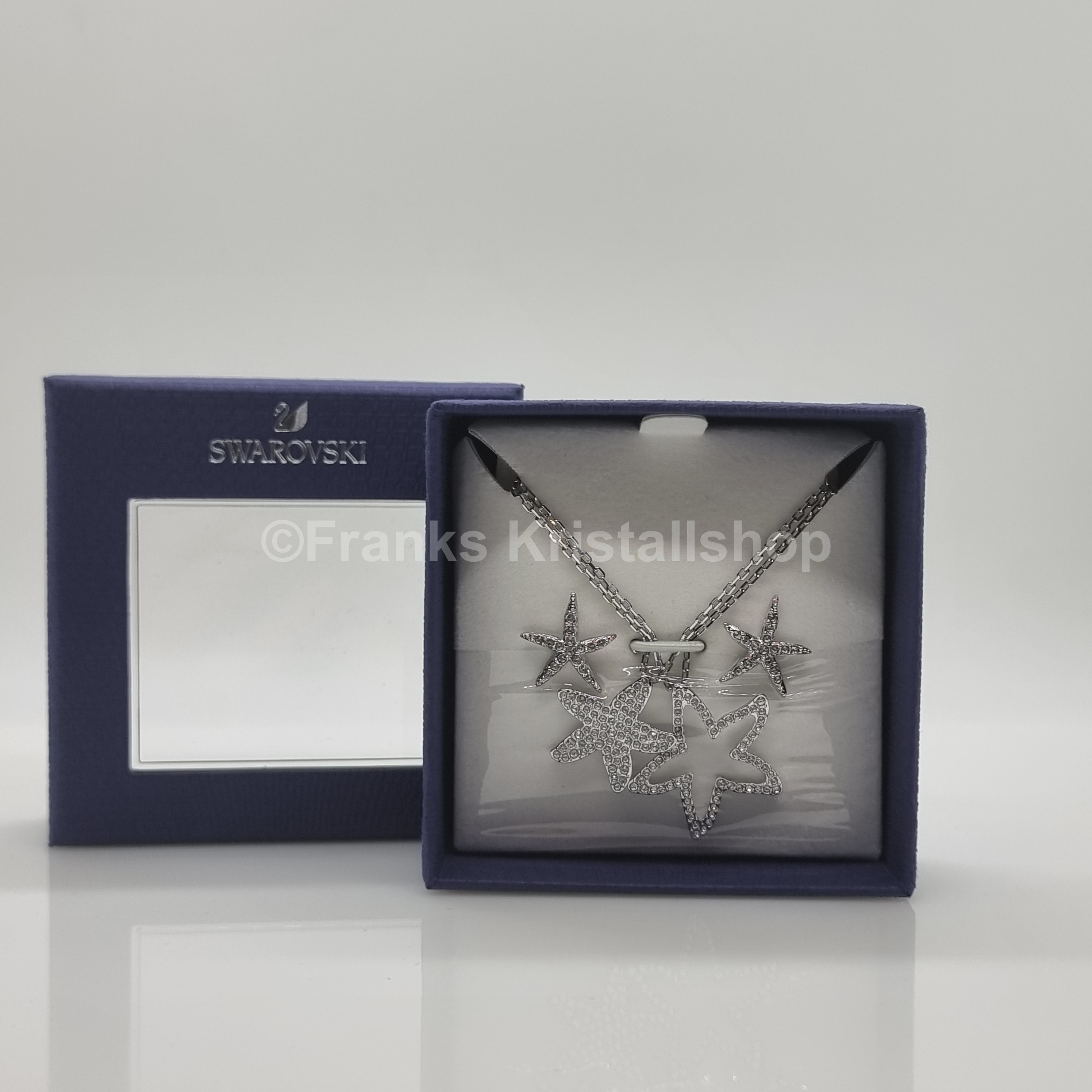 SWAROVSKI Seesterne Schmuckset 2 Ketten + Ohrstecker Sterne Set Stern 5575216