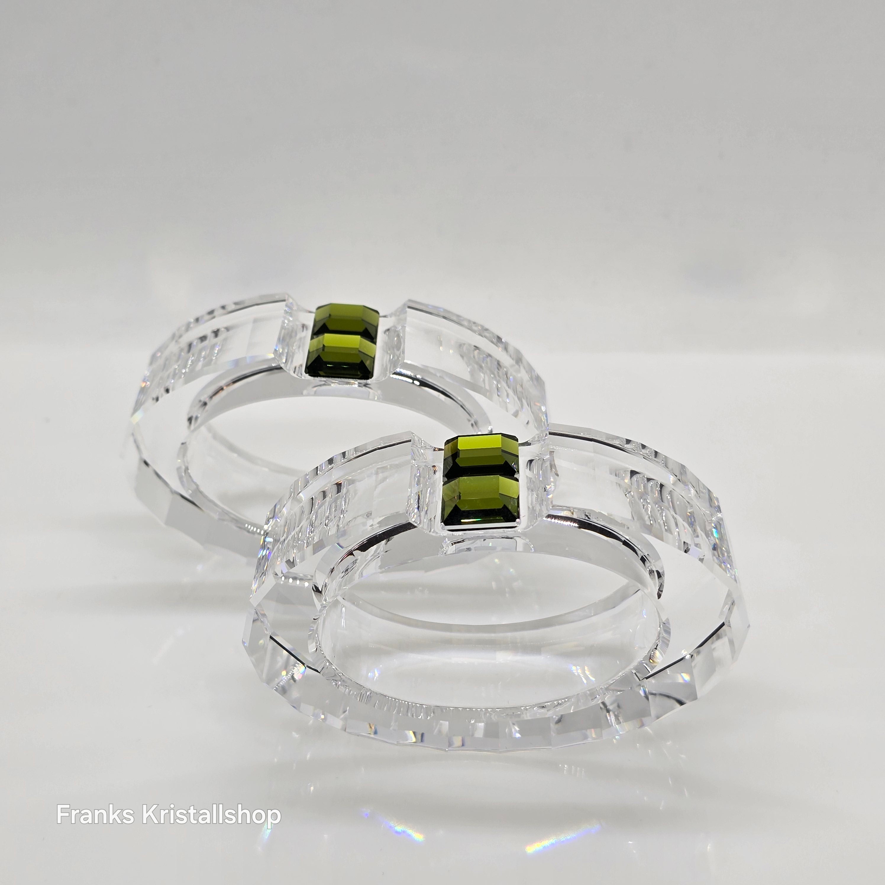 Swarovski Serviettenringe Rainbow Olivine 2er Set 276685