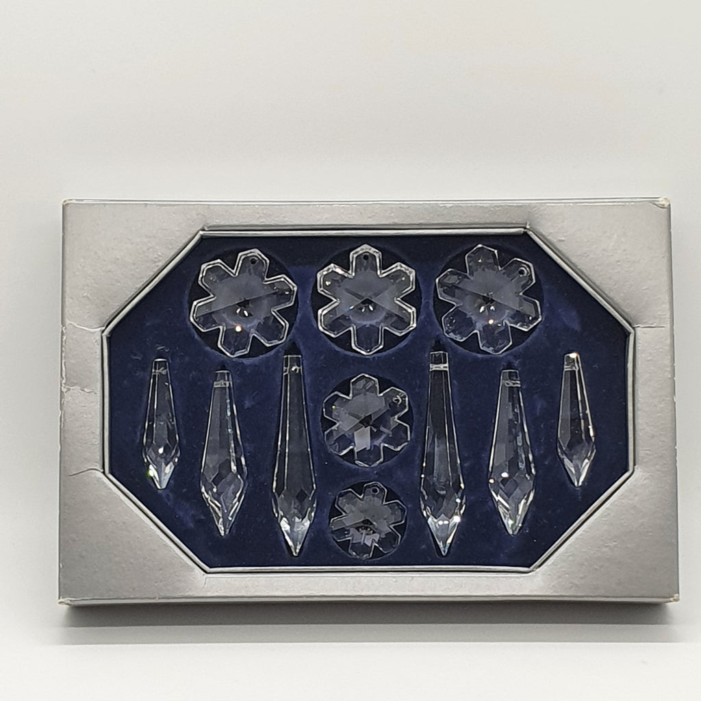 SWAROVSKI Ornamente Set 11-teilg Silver Crystal