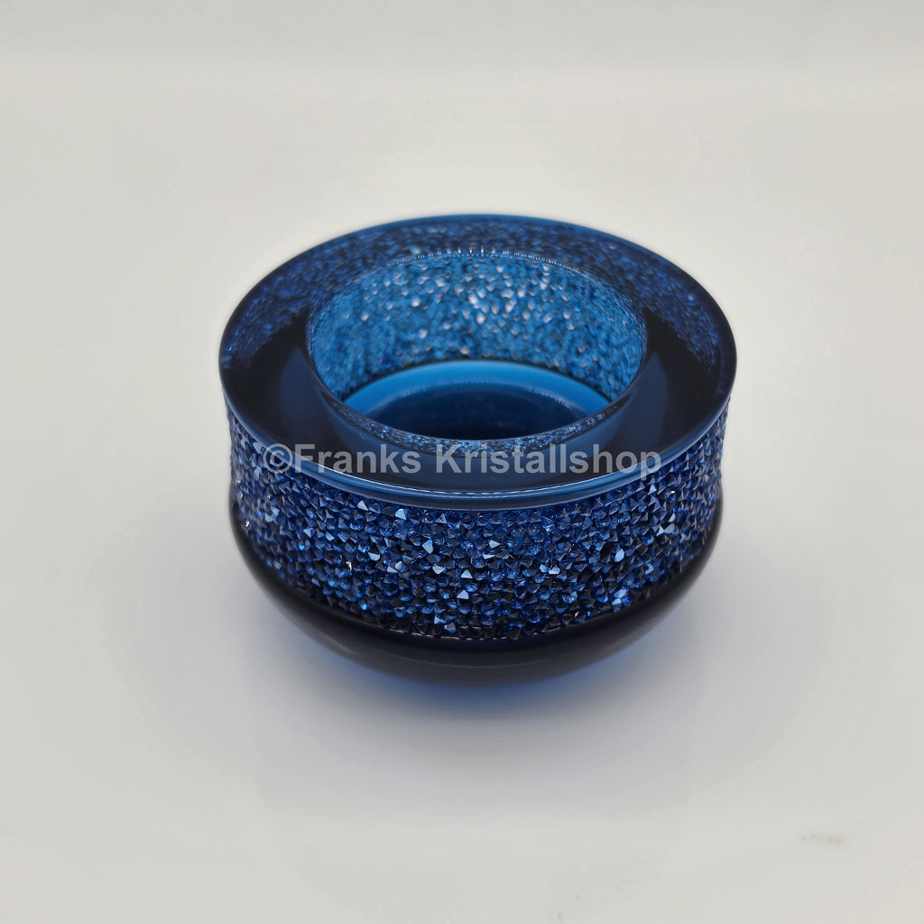 SWAROVSKI Shimmer Teelicht Dunkelblau Blau 5136918