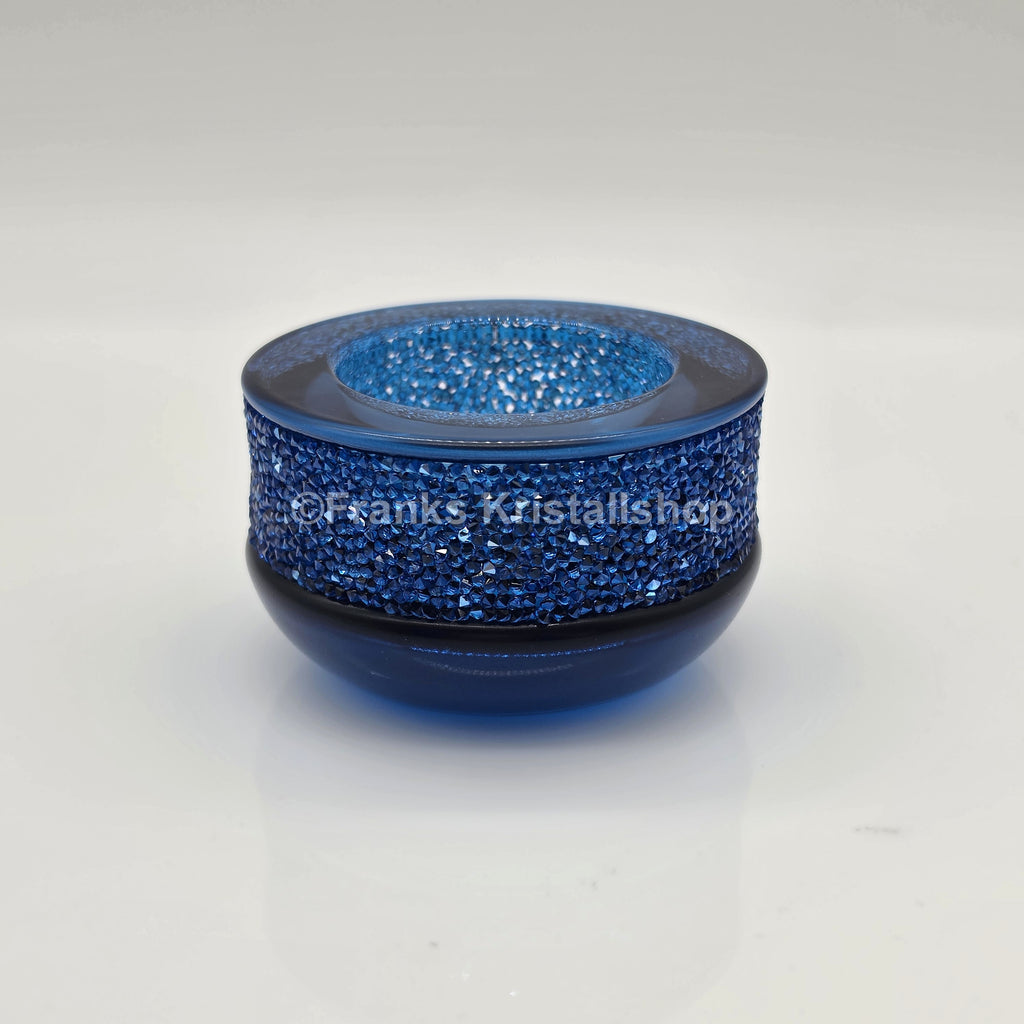 SWAROVSKI Shimmer Teelicht Dunkelblau Blau 5136918