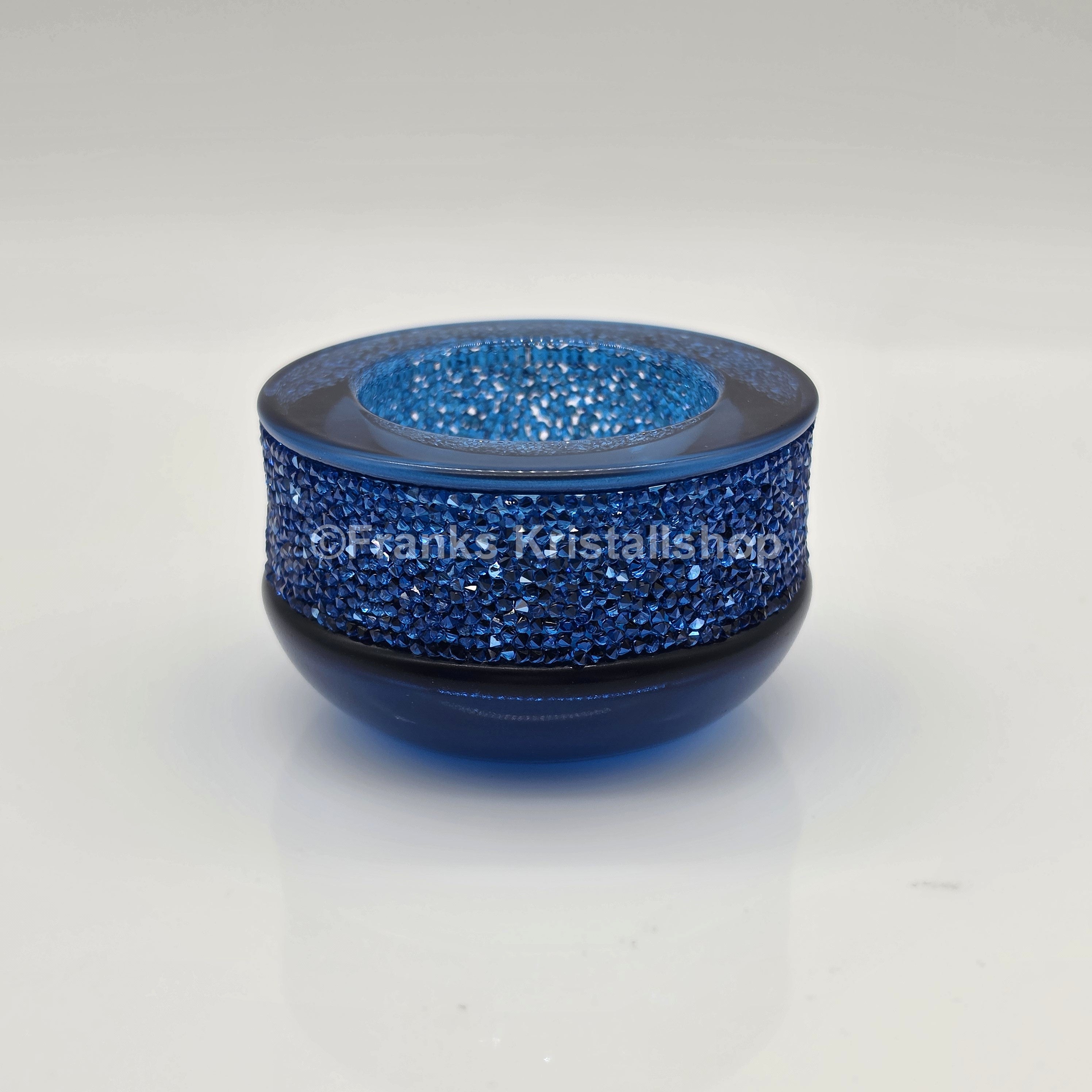 SWAROVSKI Shimmer Teelicht Dunkelblau Blau 5136918