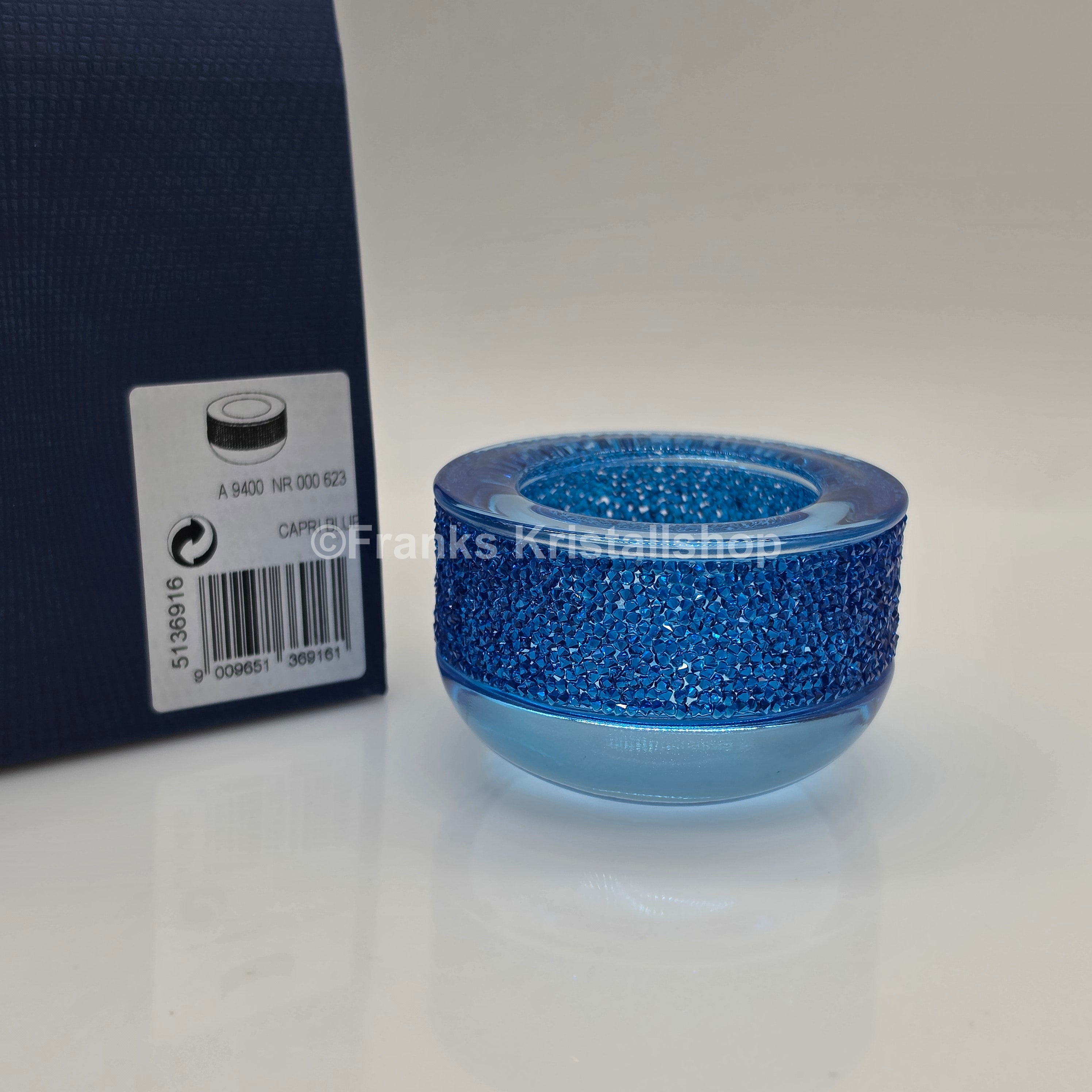 SWAROVSKI Shimmer Teelicht Capri Blau 5136916