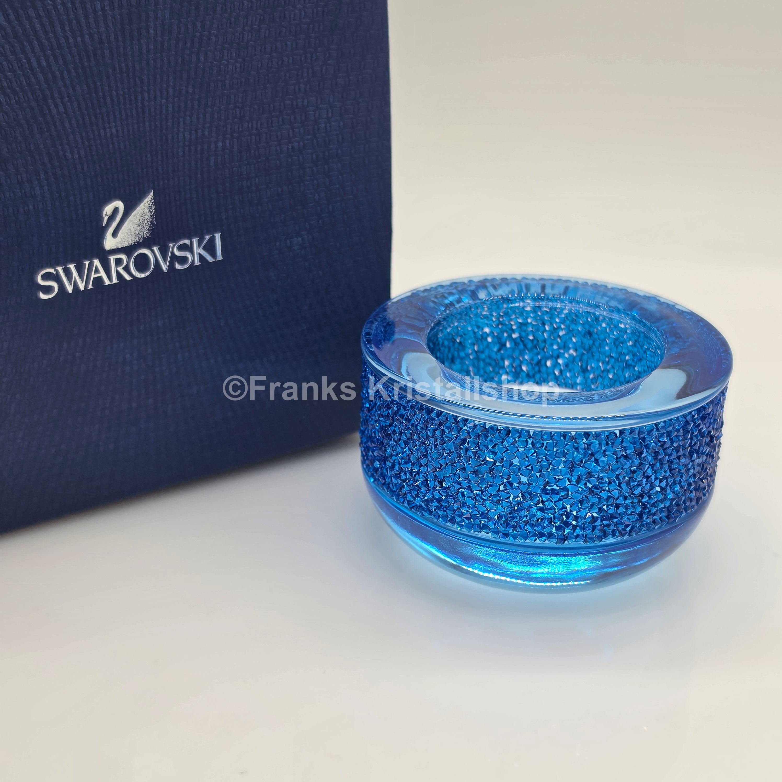 SWAROVSKI Shimmer Teelicht Capri Blau 5136916