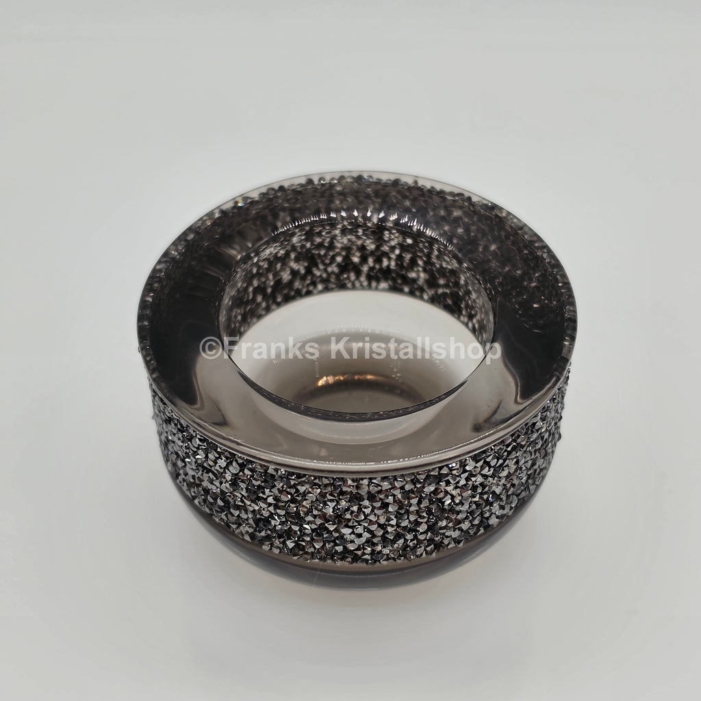 SWAROVSKI Shimmer Teelicht Grau 5108876
