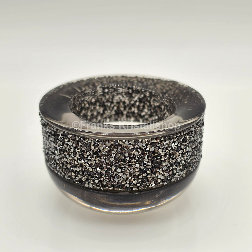 SWAROVSKI Shimmer Teelicht Grau 5108876
