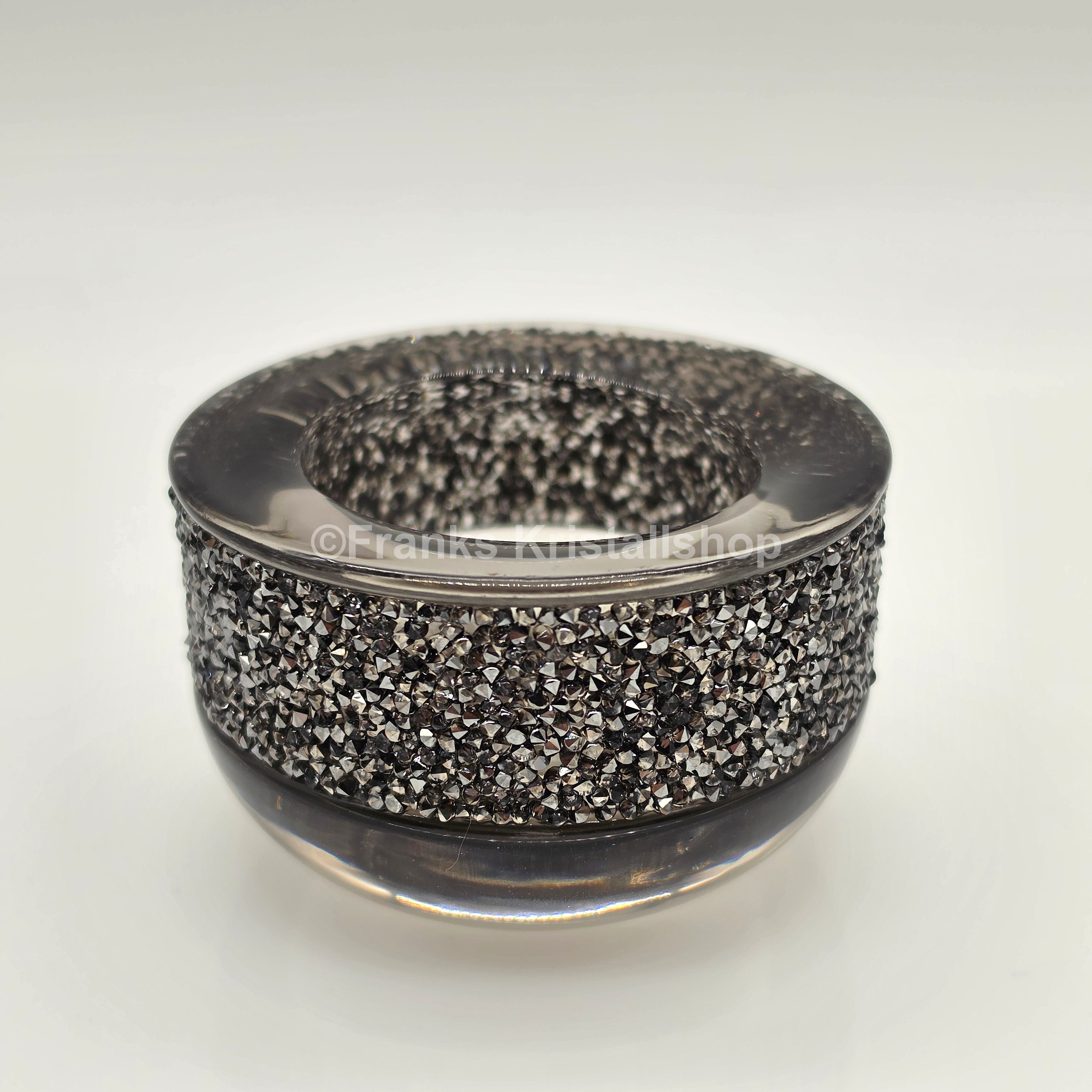 SWAROVSKI Shimmer Teelicht Grau 5108876