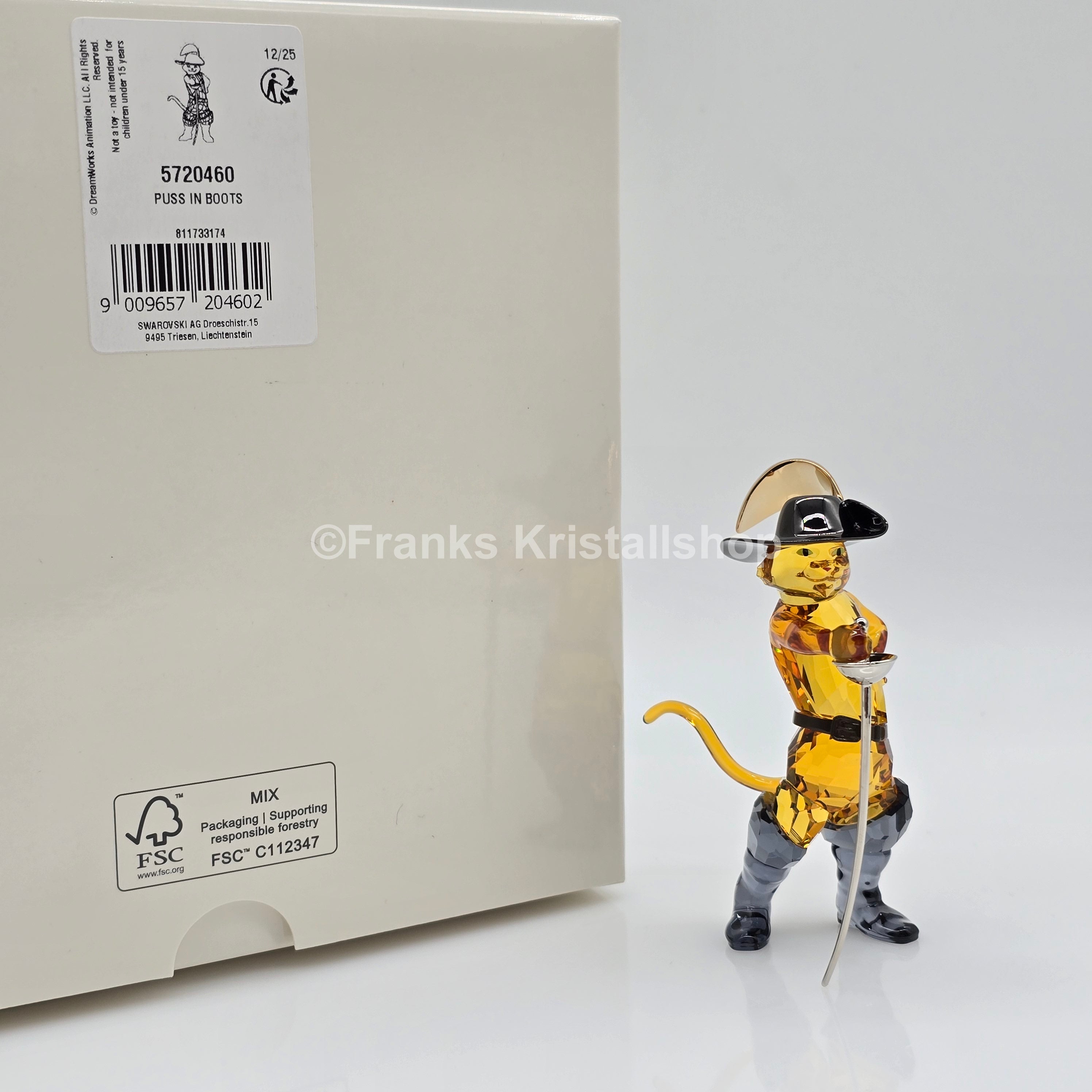 SWAROVSKI Shrek - Der Gestiefelte Kater Puss in Boots  5720460