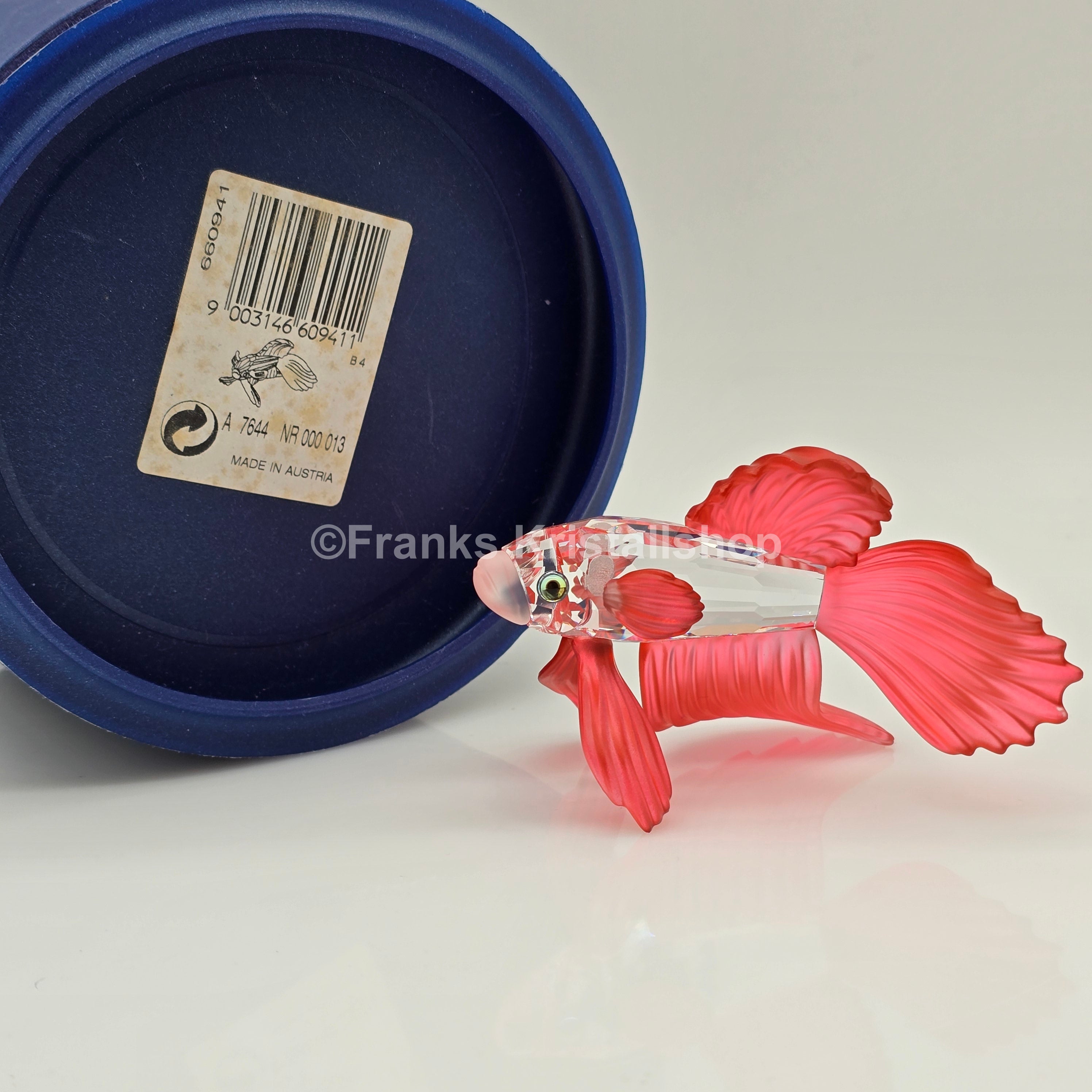 SWAROVSKI Siamesischer Schleierkampffisch Rot 660941