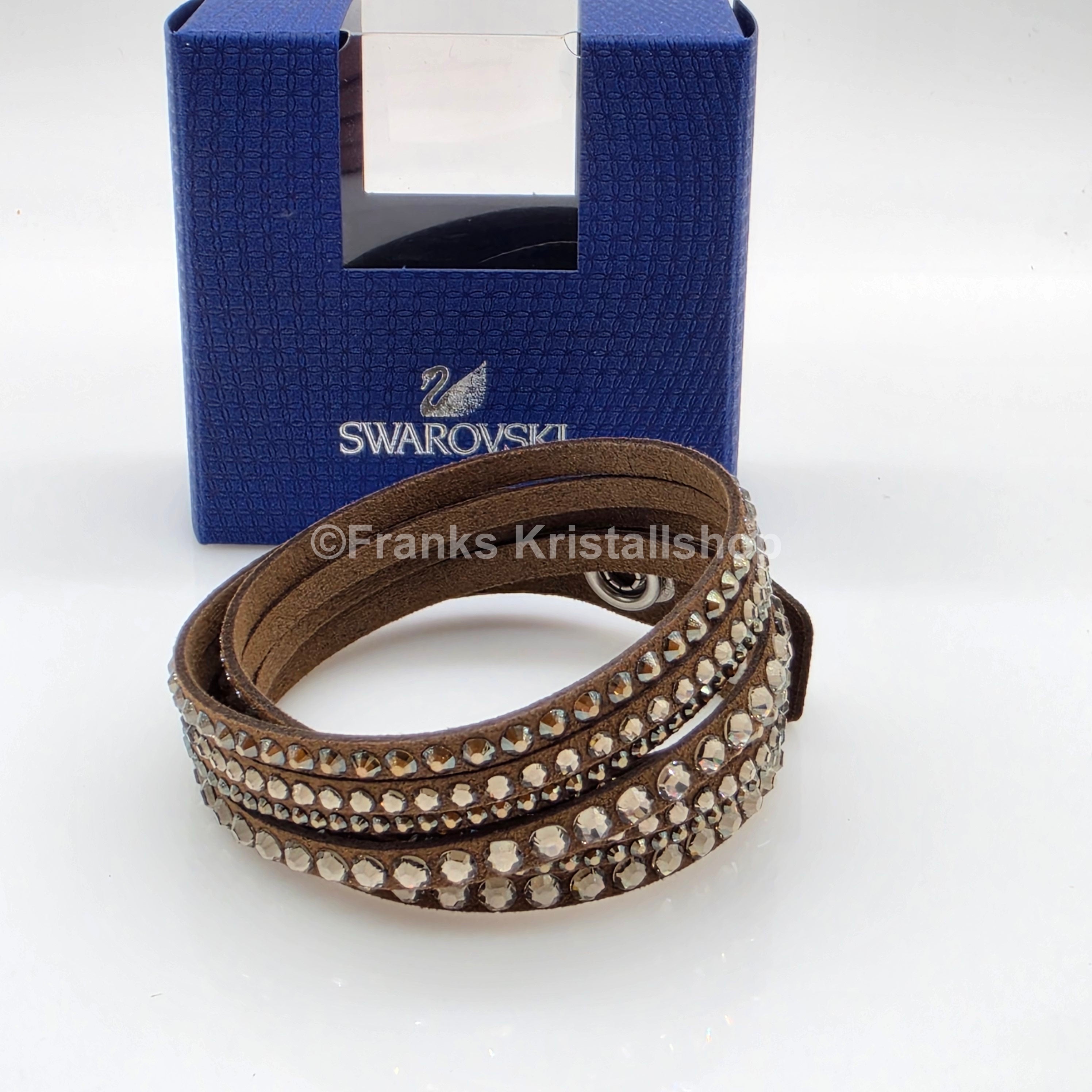 SWAROVSKI Slake Deluxe Armband Braun Dark Brown 5141348