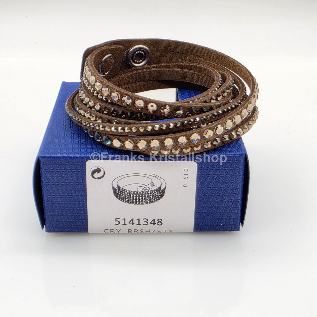 SWAROVSKI Slake Deluxe Armband Braun Dark Brown 5141348