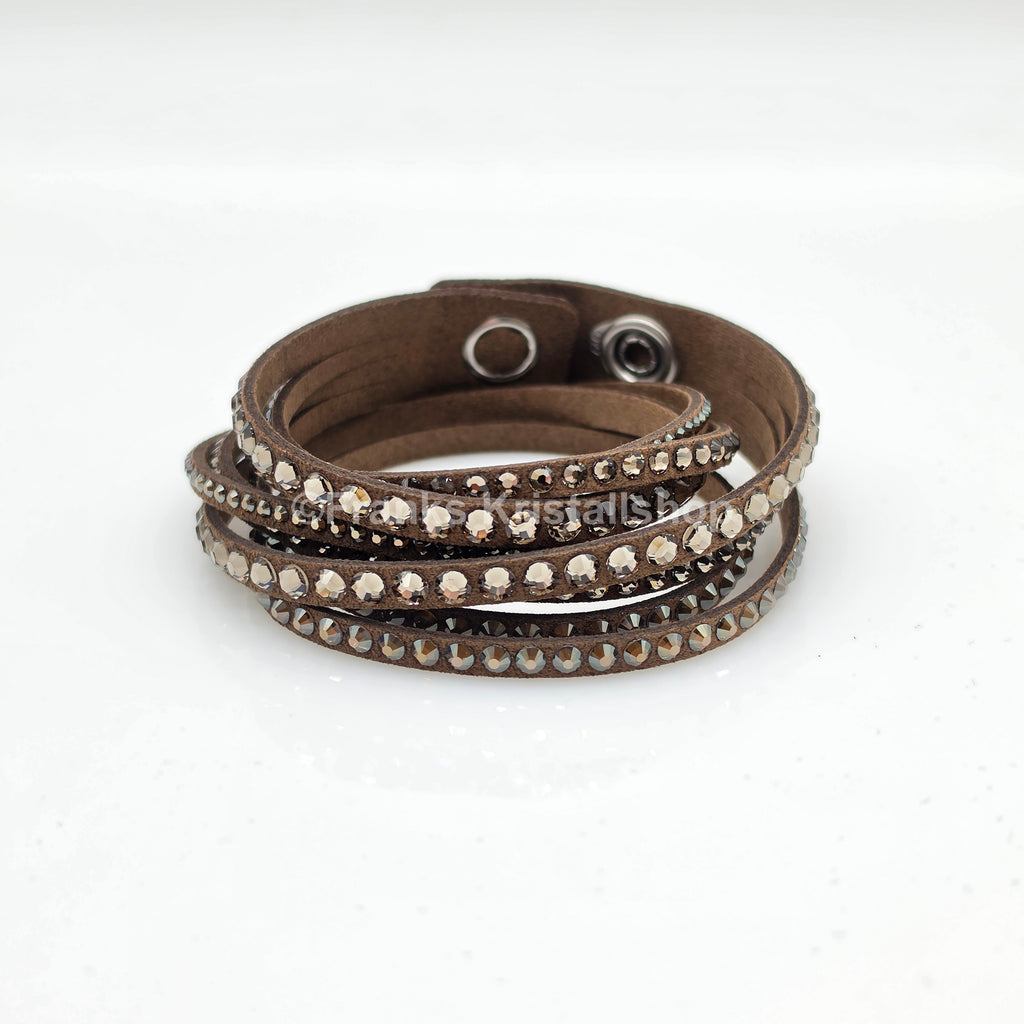 SWAROVSKI Slake Deluxe Armband Braun Dark Brown 5141348