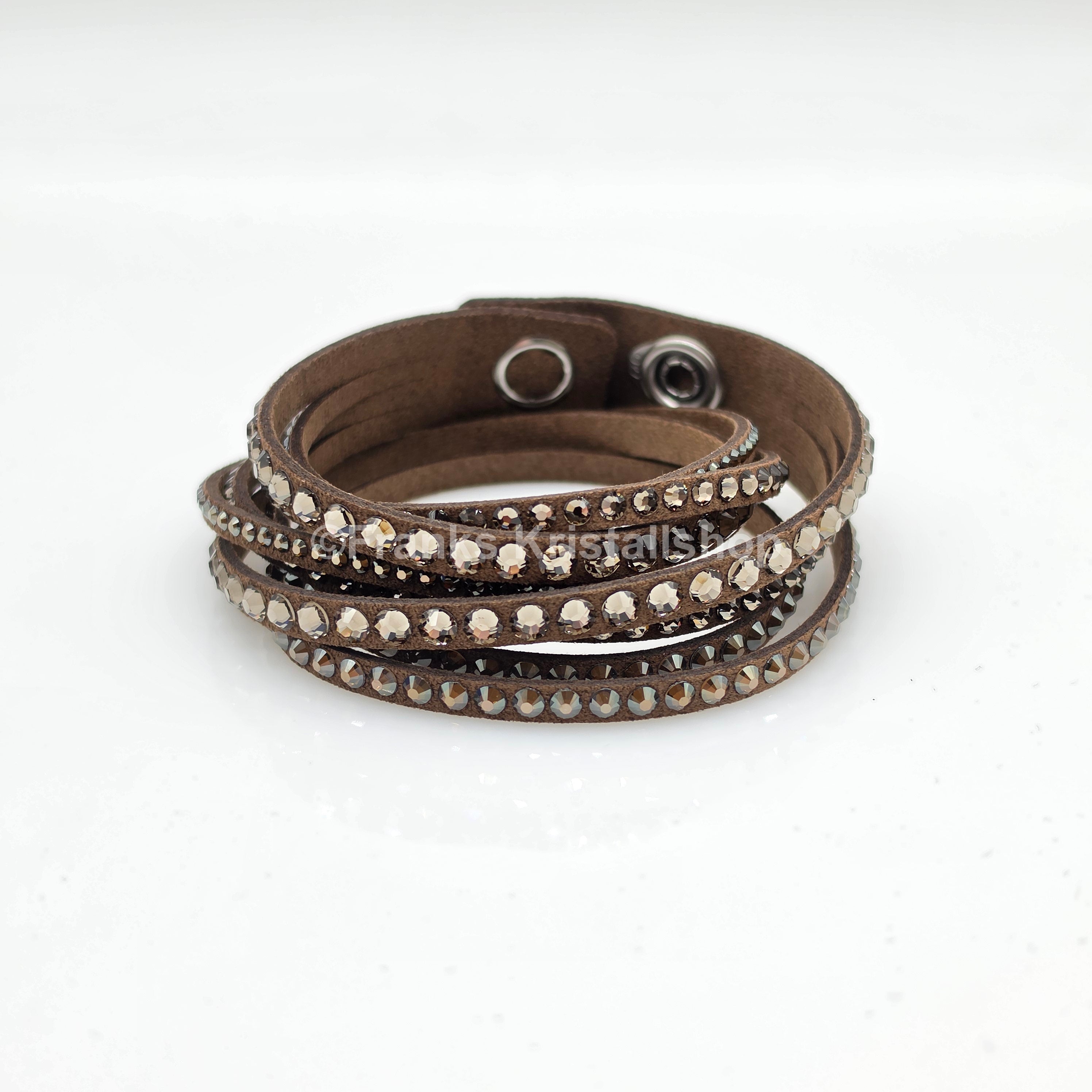 SWAROVSKI Slake Deluxe Armband Braun Dark Brown 5141348