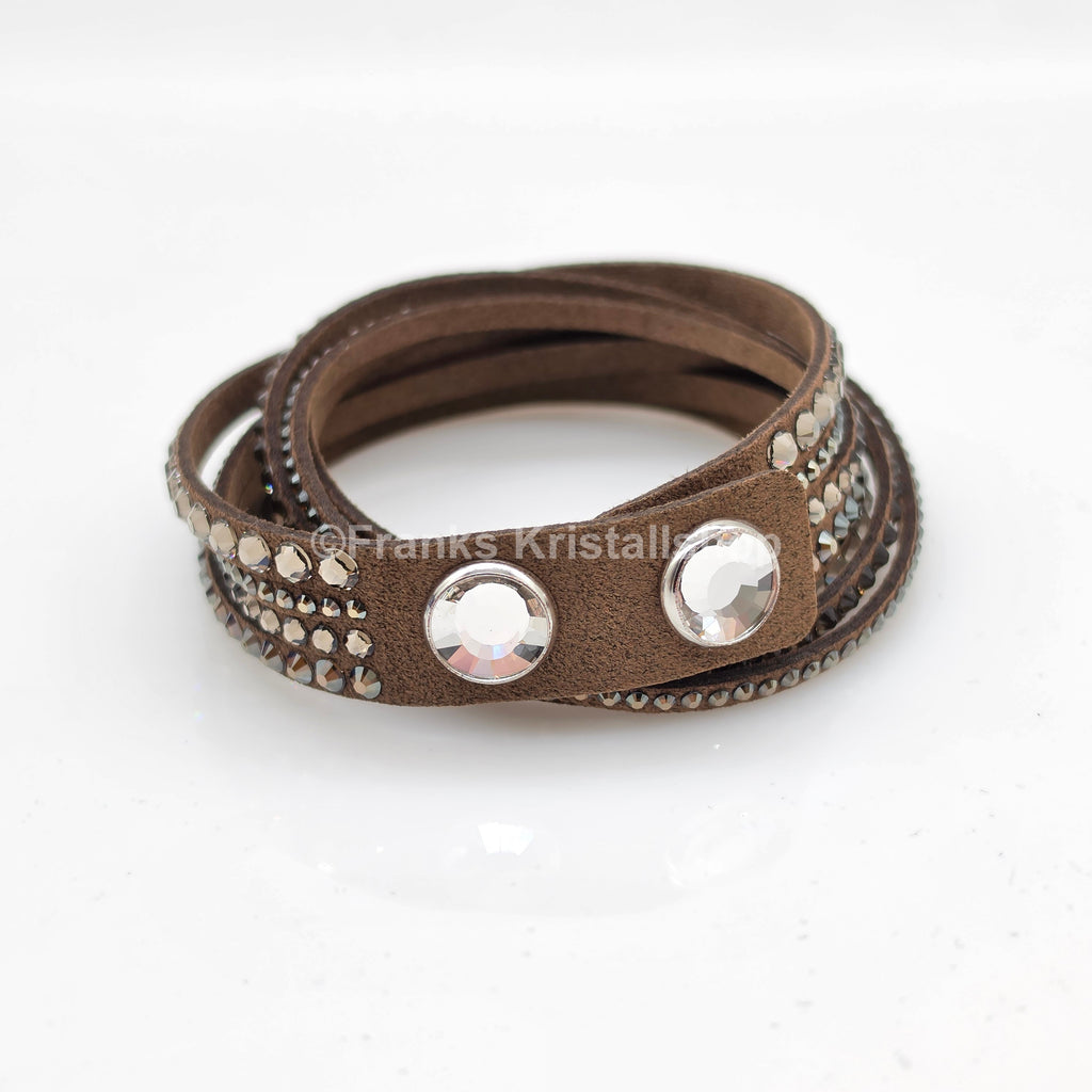 SWAROVSKI Slake Deluxe Armband Braun Dark Brown 5141348