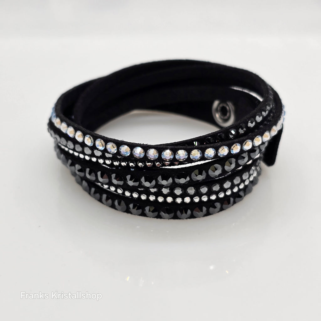 SWAROVSKI Slake Deluxe Armband Schwarz 5524012