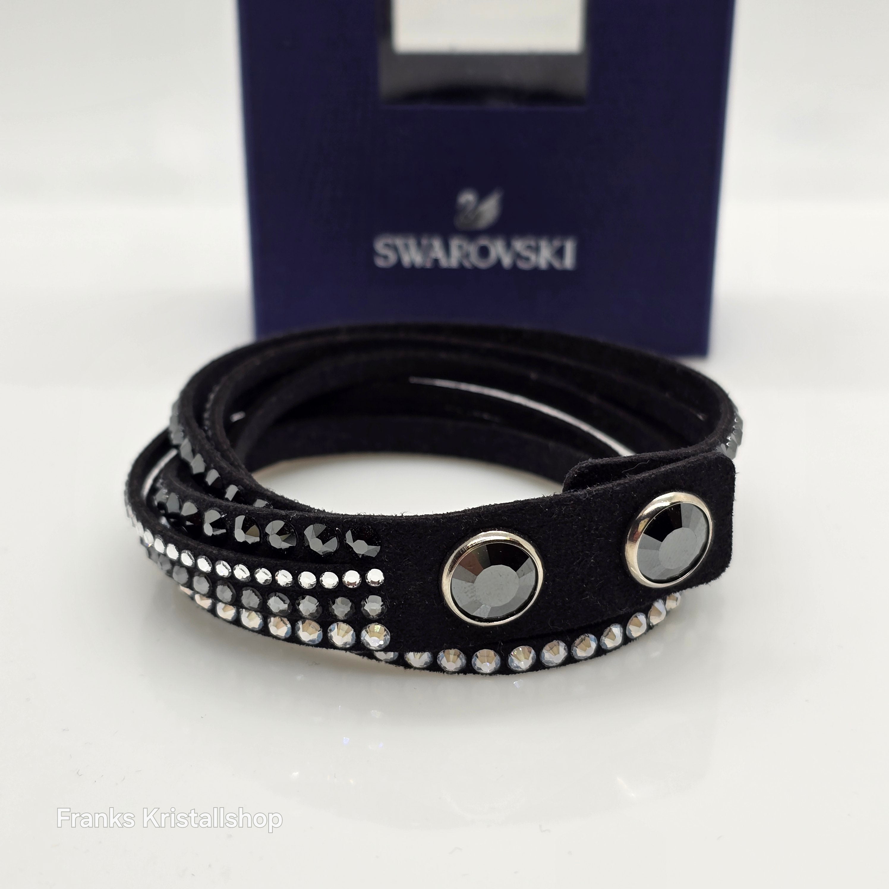 SWAROVSKI Slake Deluxe Armband Schwarz 5524012