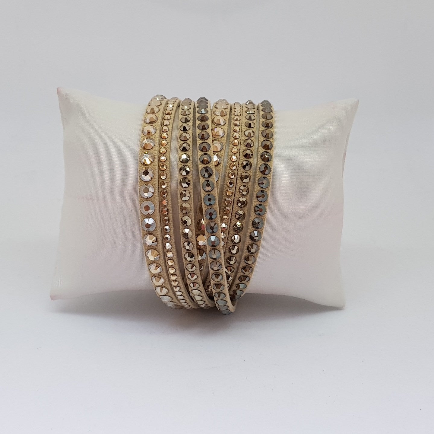 SWAROVSKI Slake Deluxe Armband Beige Gold 5037392