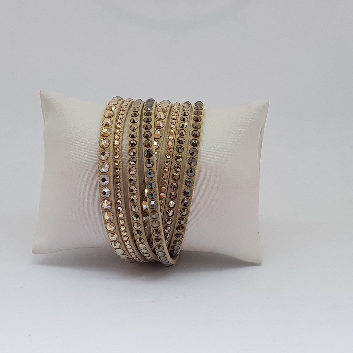 SWAROVSKI Slake Deluxe Armband Beige Gold 5037392