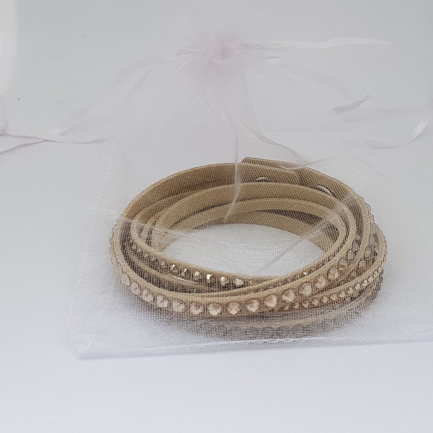 SWAROVSKI Slake Deluxe Armband Beige Gold 5037392