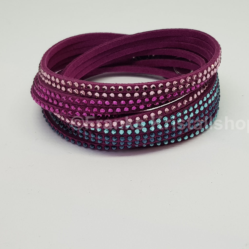 SWAROVSKI Slake Fuchsia 2 in 1 Armband 5202465