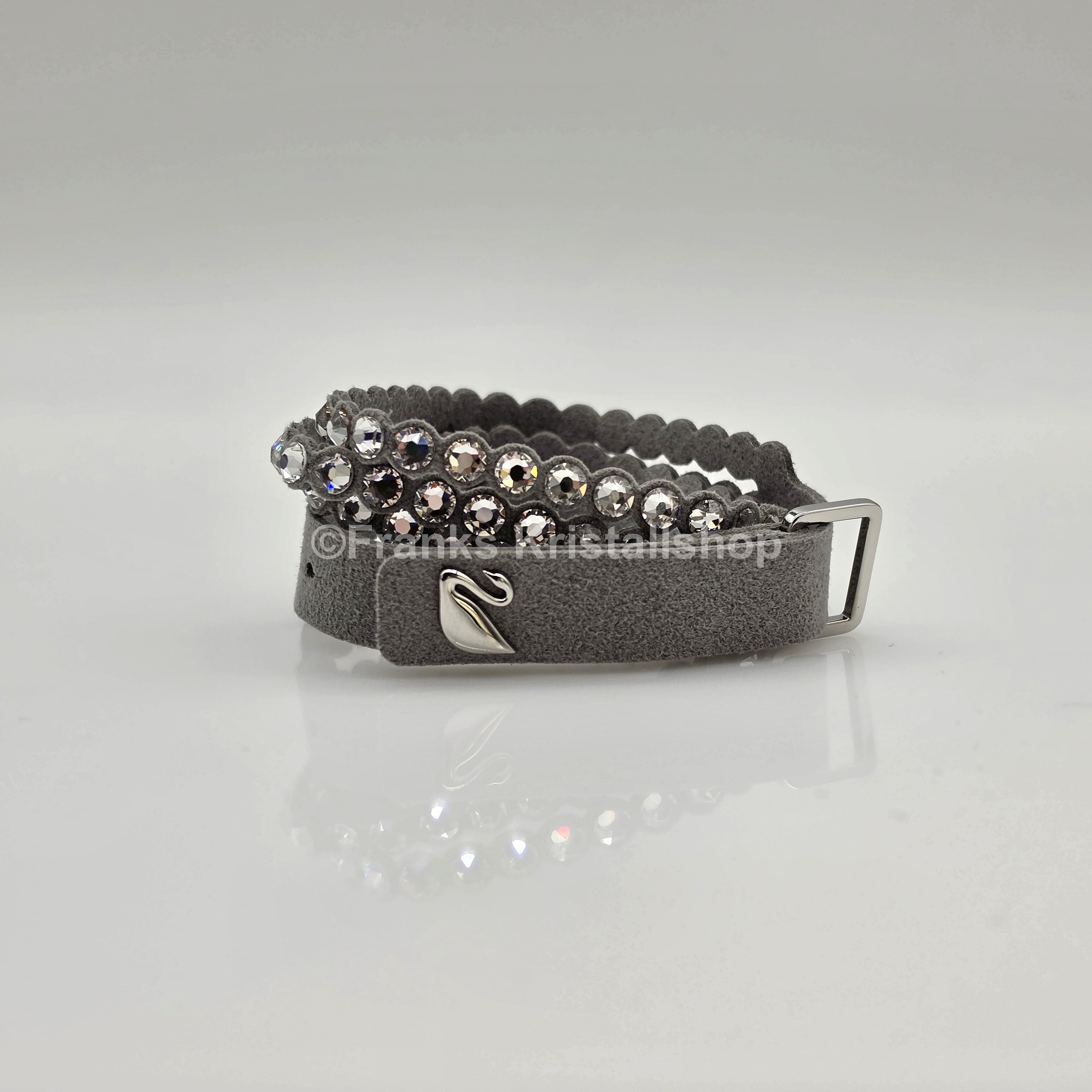 SWAROVSKI Slake Power Armband Grau Silber 5515992