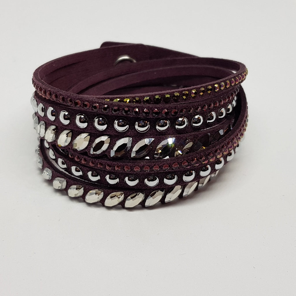 SWAROVSKI Slake Pulse Armband Bordeaux 5241516