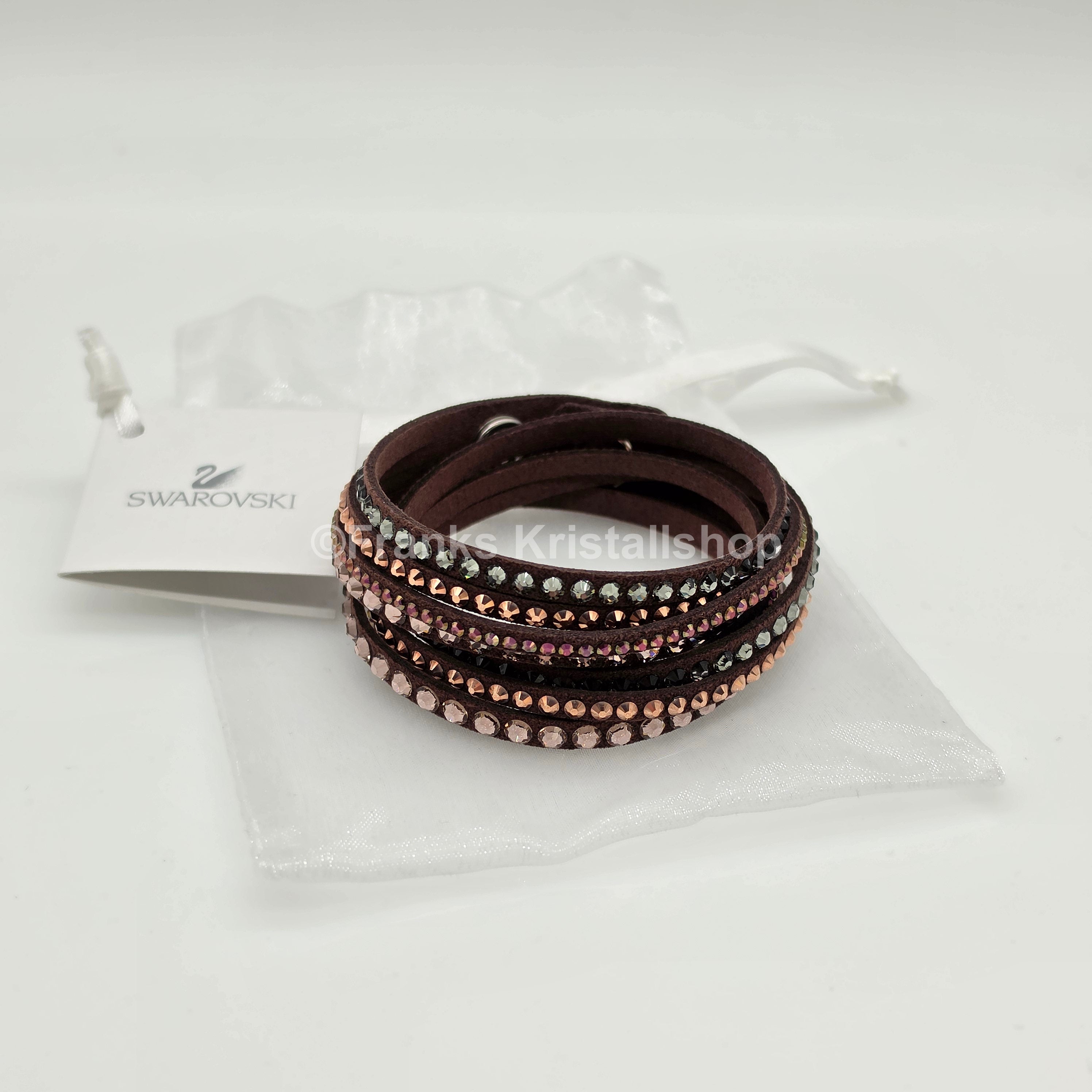SWAROVSKI Slake Deluxe Armband Braun Chocolate Multi Brown 5141349