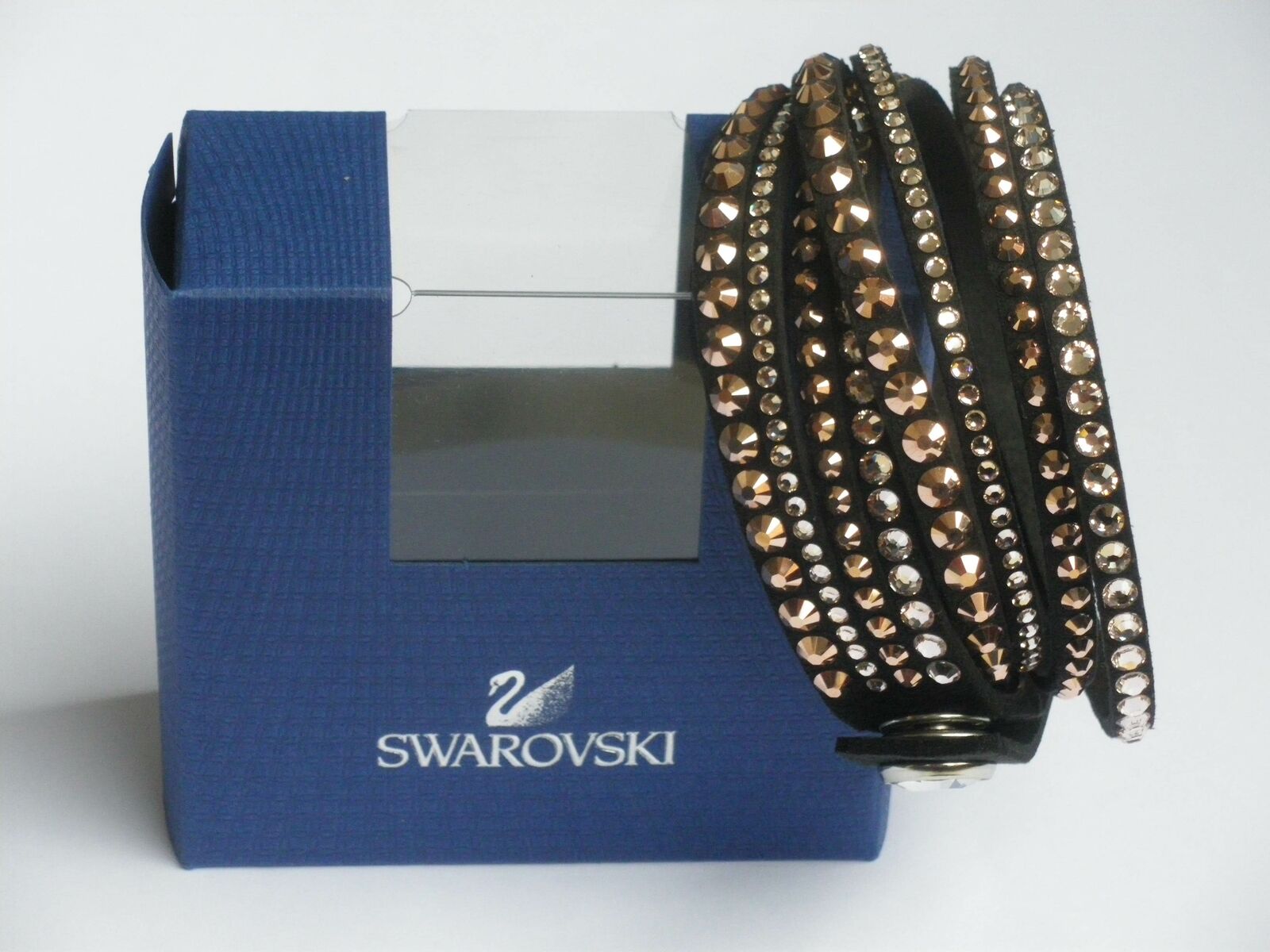 SWAROVSKI Slake Deluxe Armband Schwarz Roségold 5089699