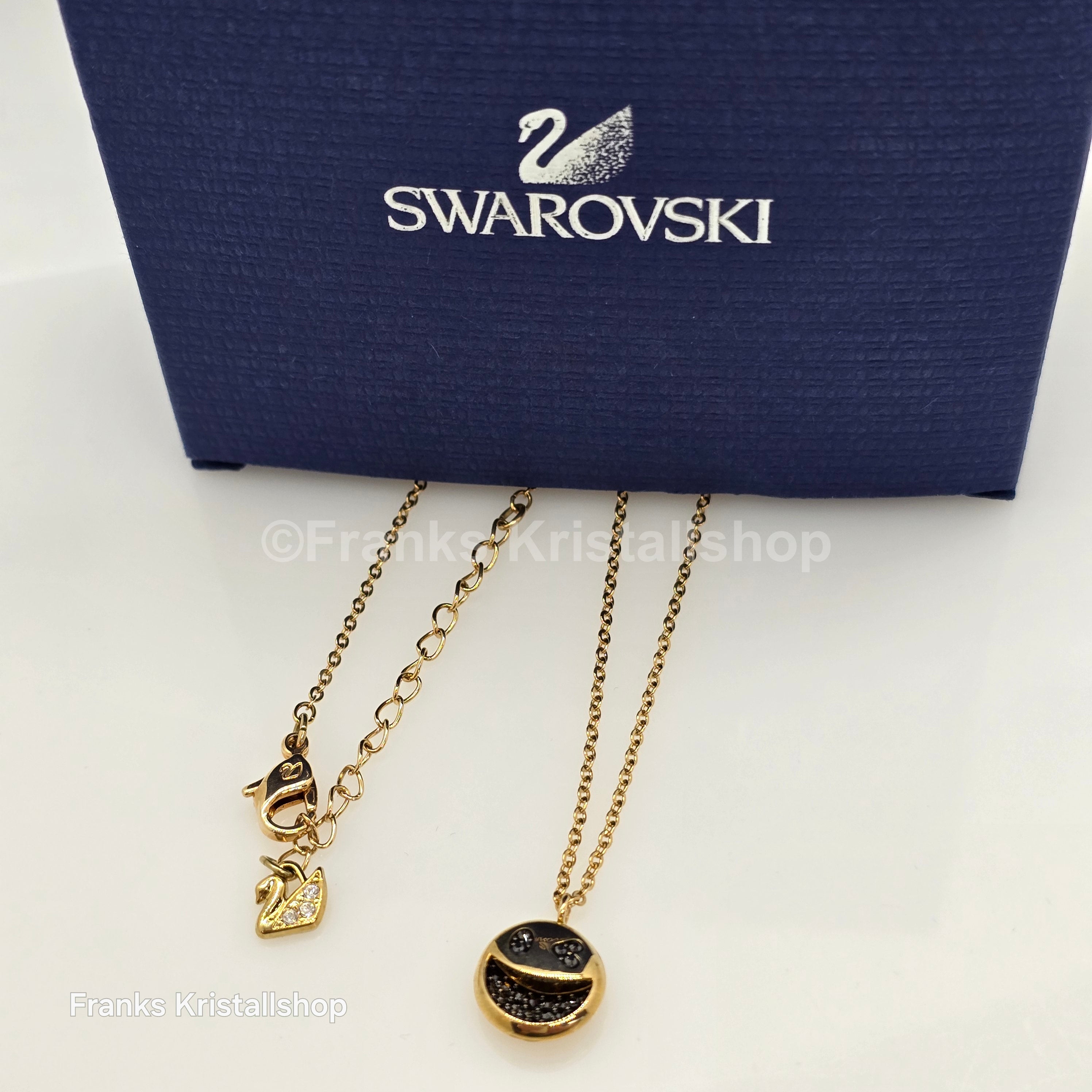 SWAROVSKI Smiley Emoji Halskette Humorist Kette 5289556