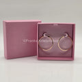 SWAROVSKI Sommerset Kreolen Weiß, Roségoldbeschichtet 5528459