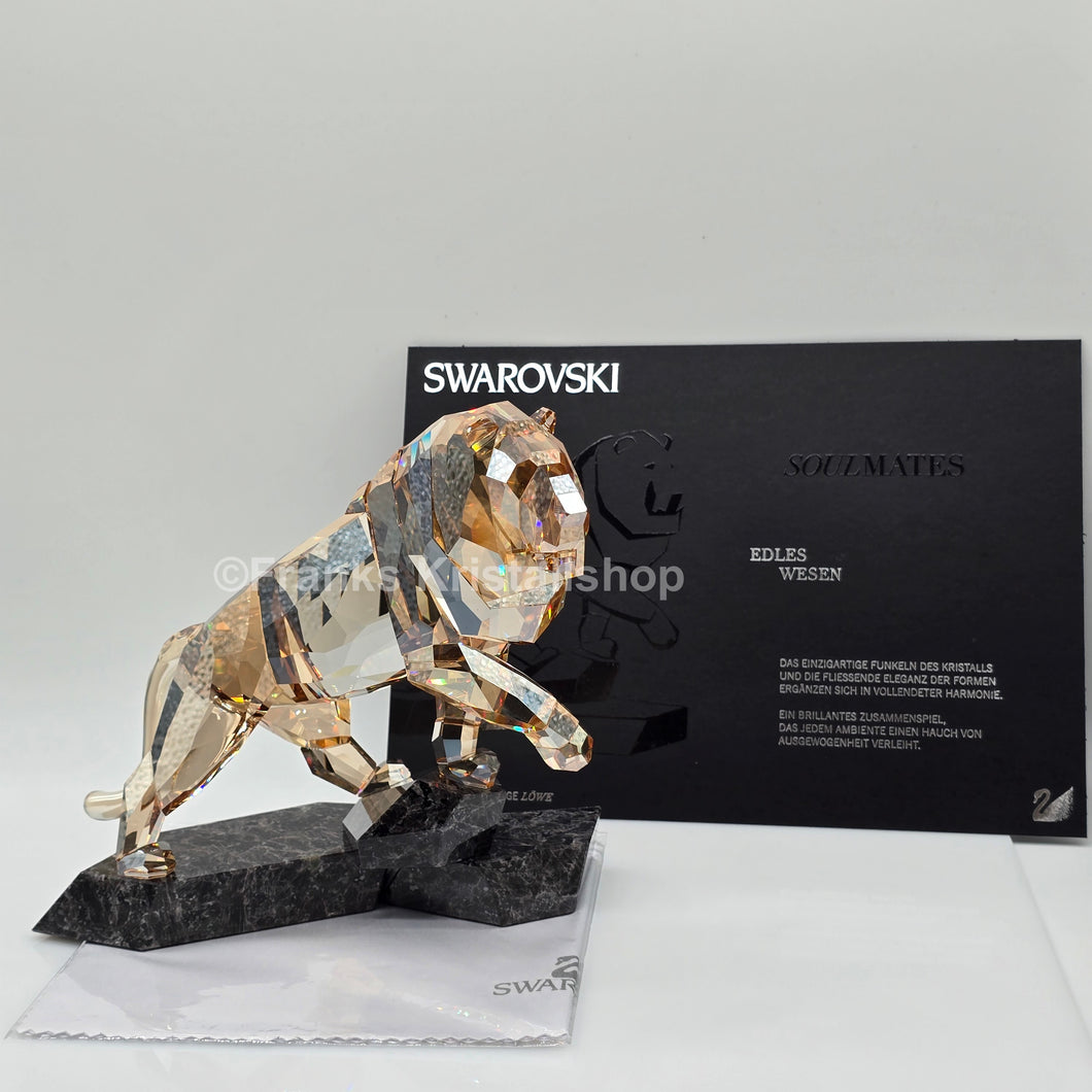 SWAROVSKI Soulmates Der Löwe Golden Shadow 1092104 oU
