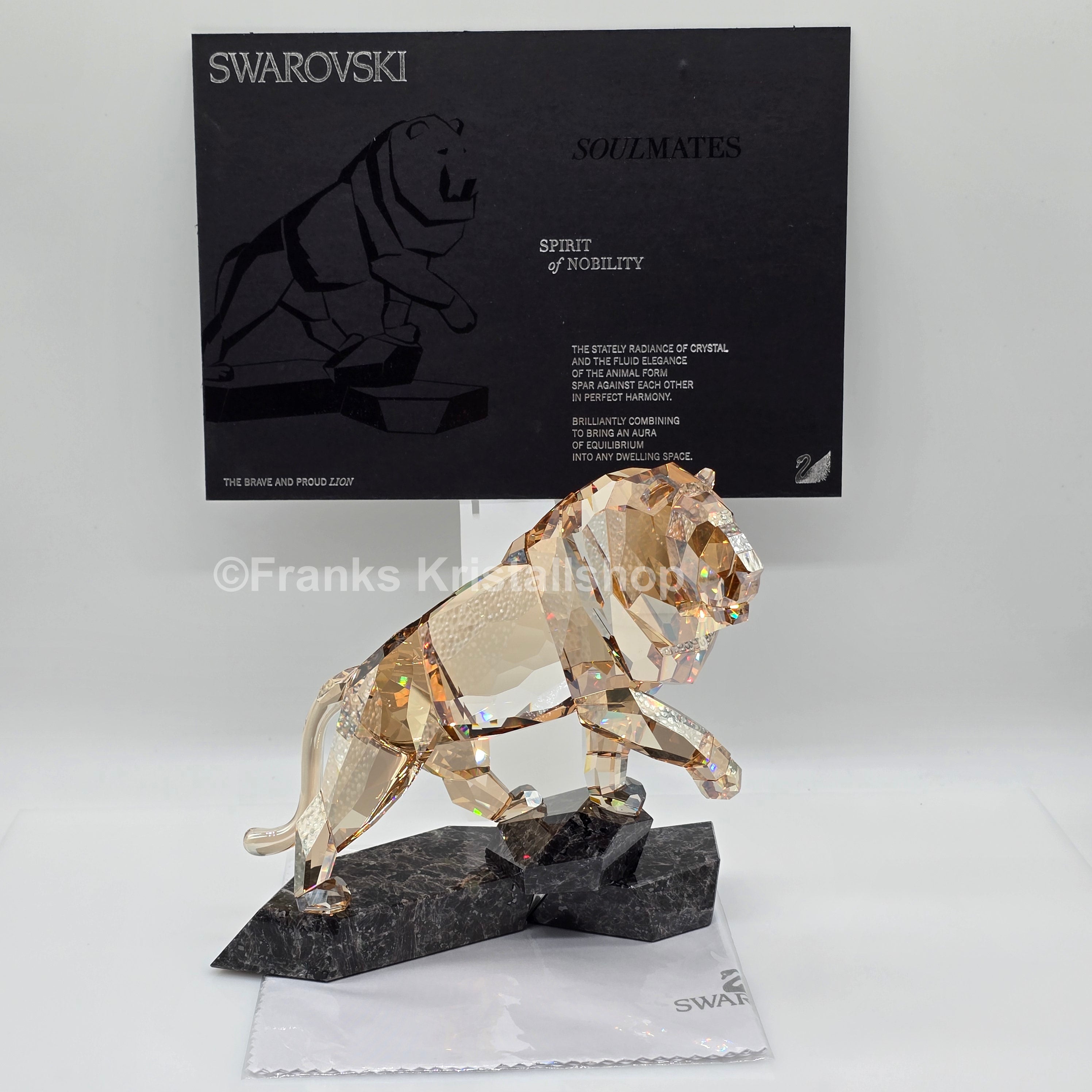SWAROVSKI Soulmates Der Löwe Golden Shadow 1092104 oU