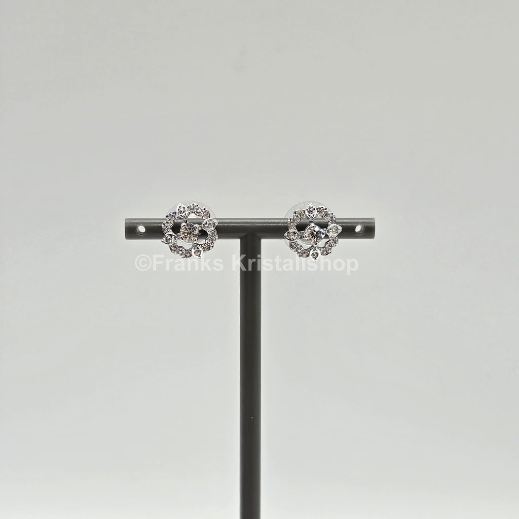 SWAROVSKI Sparkling Dance Flower Ohrstecker Weiß, Rhodiniert 5411140
