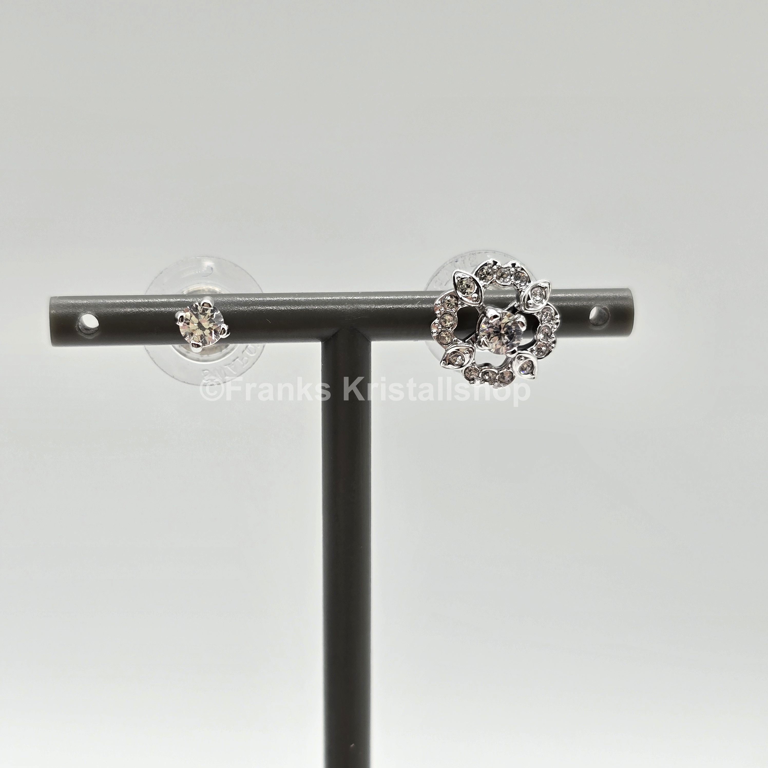 SWAROVSKI Sparkling Dance Flower Ohrstecker Weiß, Rhodiniert 5411140