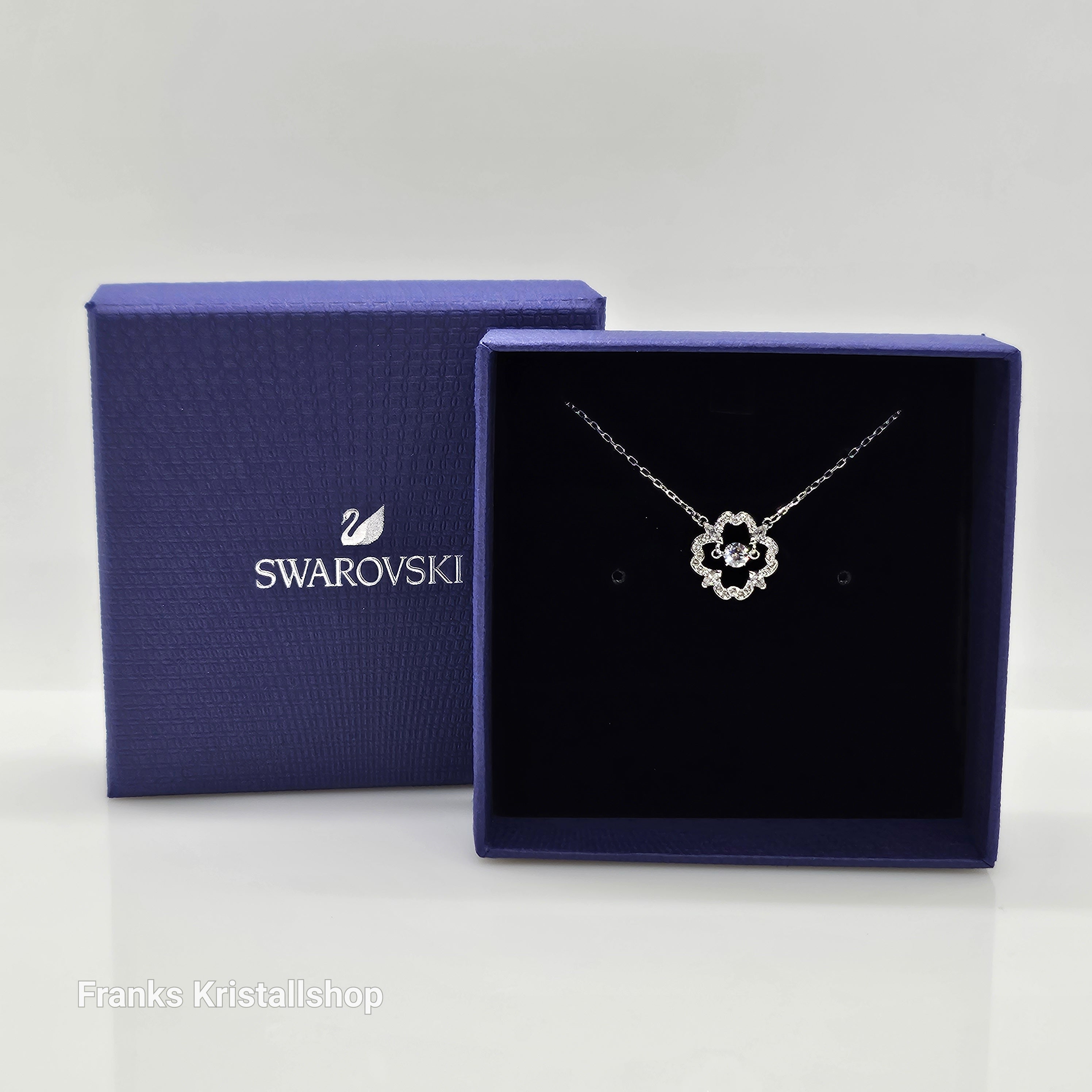 SWAROVSKI Sparkling Dance Flower Halskette Weiß, Rhodiniert 5392759