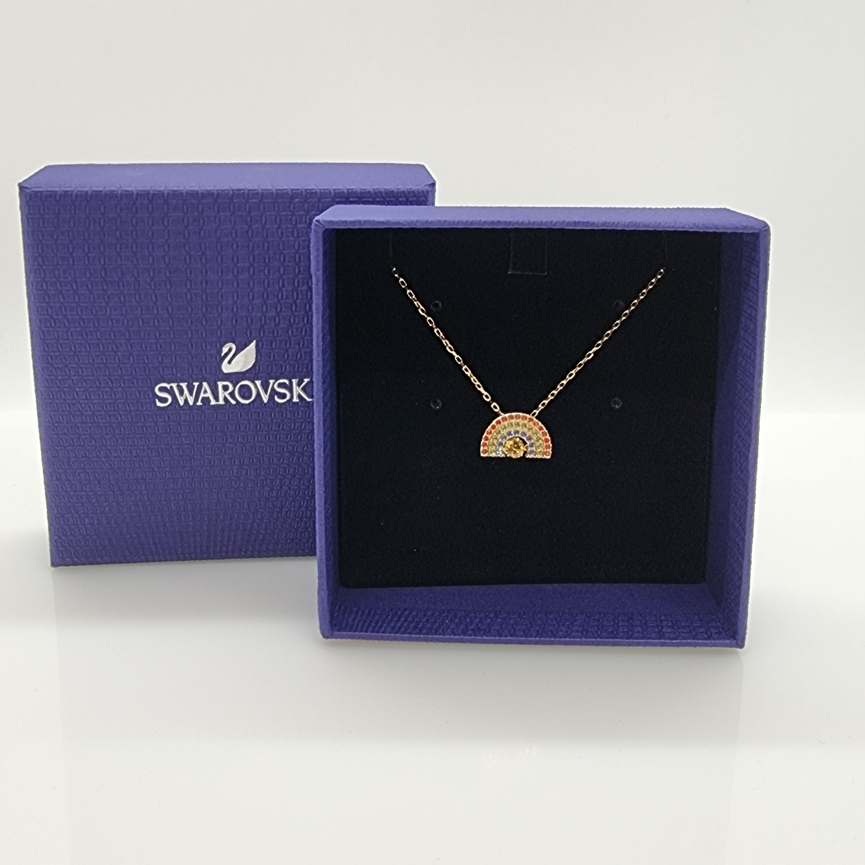 SWAROVSKI Sparkling Dance Rainbow Halskette, Goldlegierungsschicht 5521756