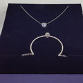 SWAROVSKI Sparkling Dance Schmuck Set Blau Kette + Armband Rhodiniert 5506386
