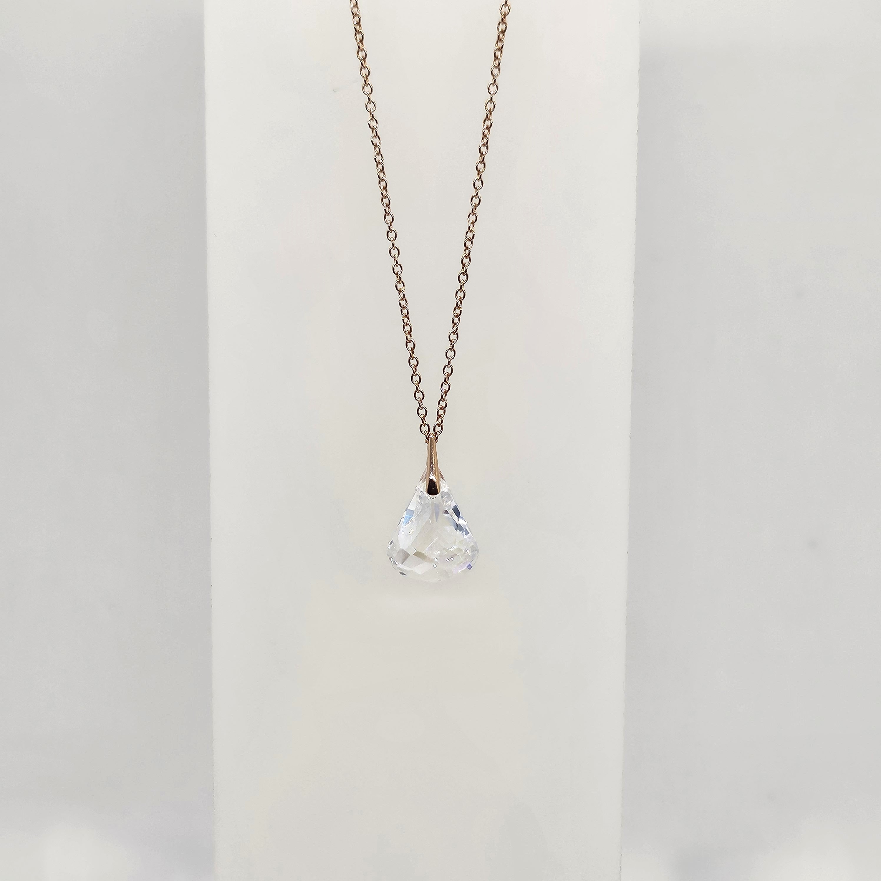 SWAROVSKI Spirit Moonlight Halskette Klar, Rosévergoldet 5529125 oU