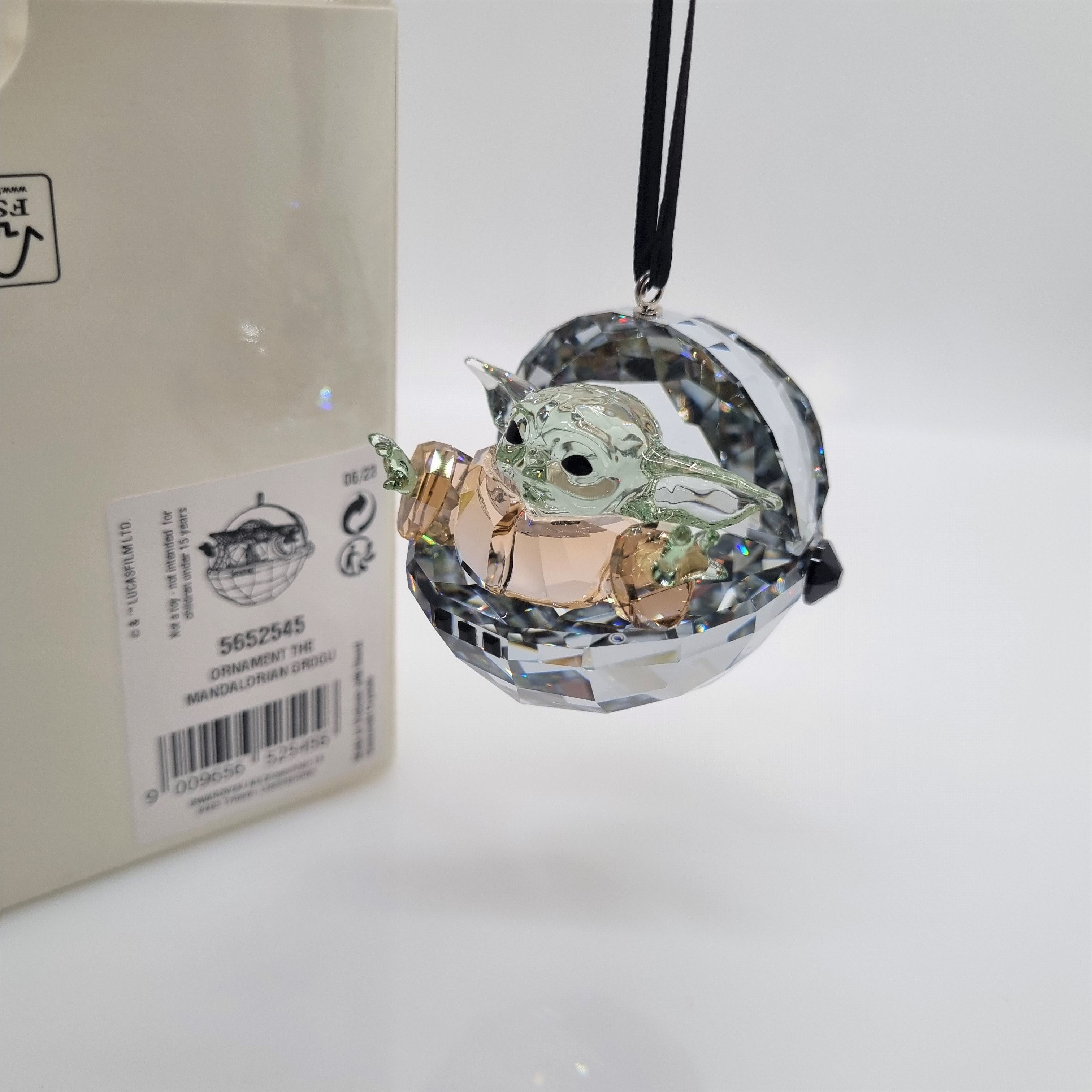 SWAROVSKI Star Wars The Mandalorian Grogu Ornament 5652545