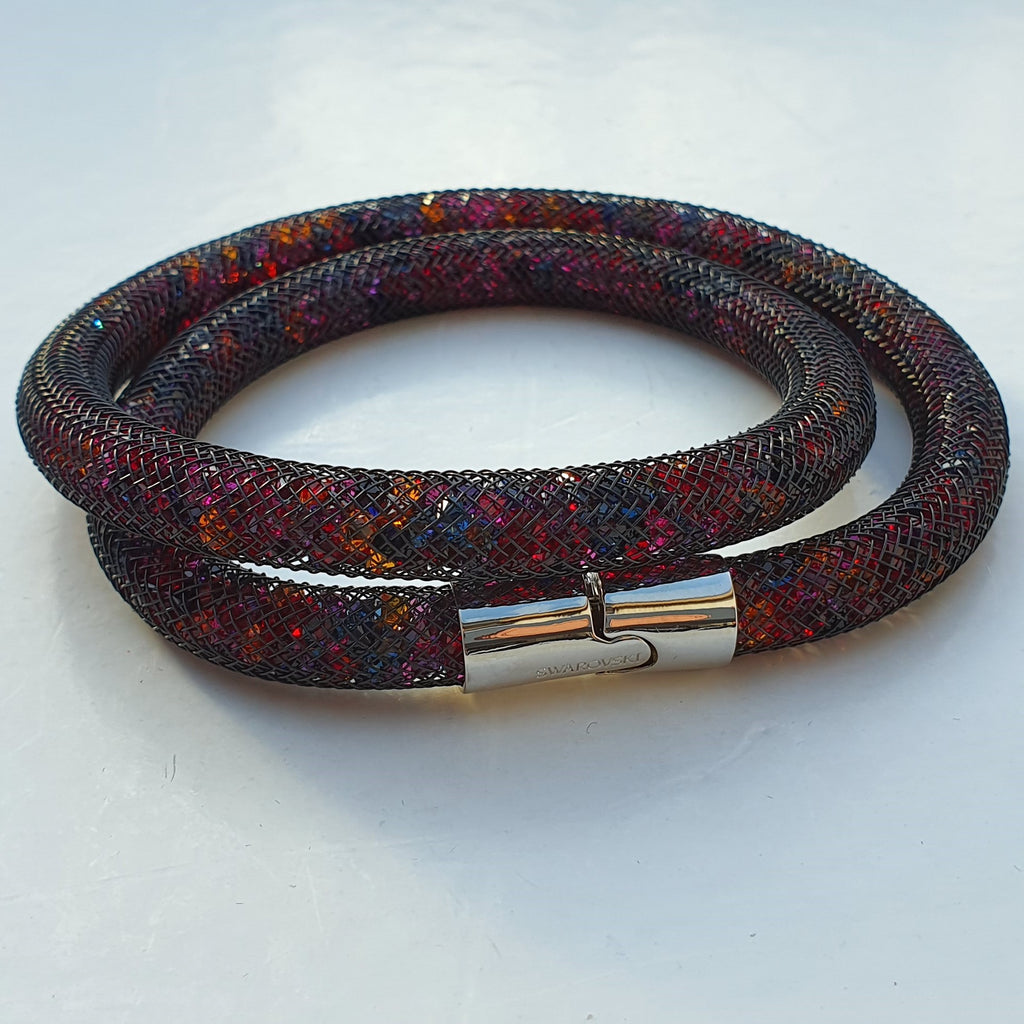 SWAROVSKI Stardust Armband Double Größe S Dark Multi
