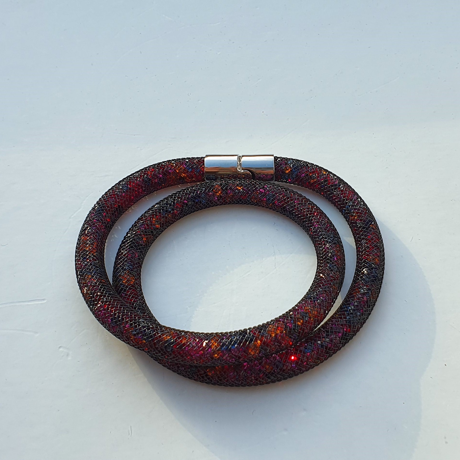 SWAROVSKI Stardust Armband Double Größe M Dark Multi 5152144 oU