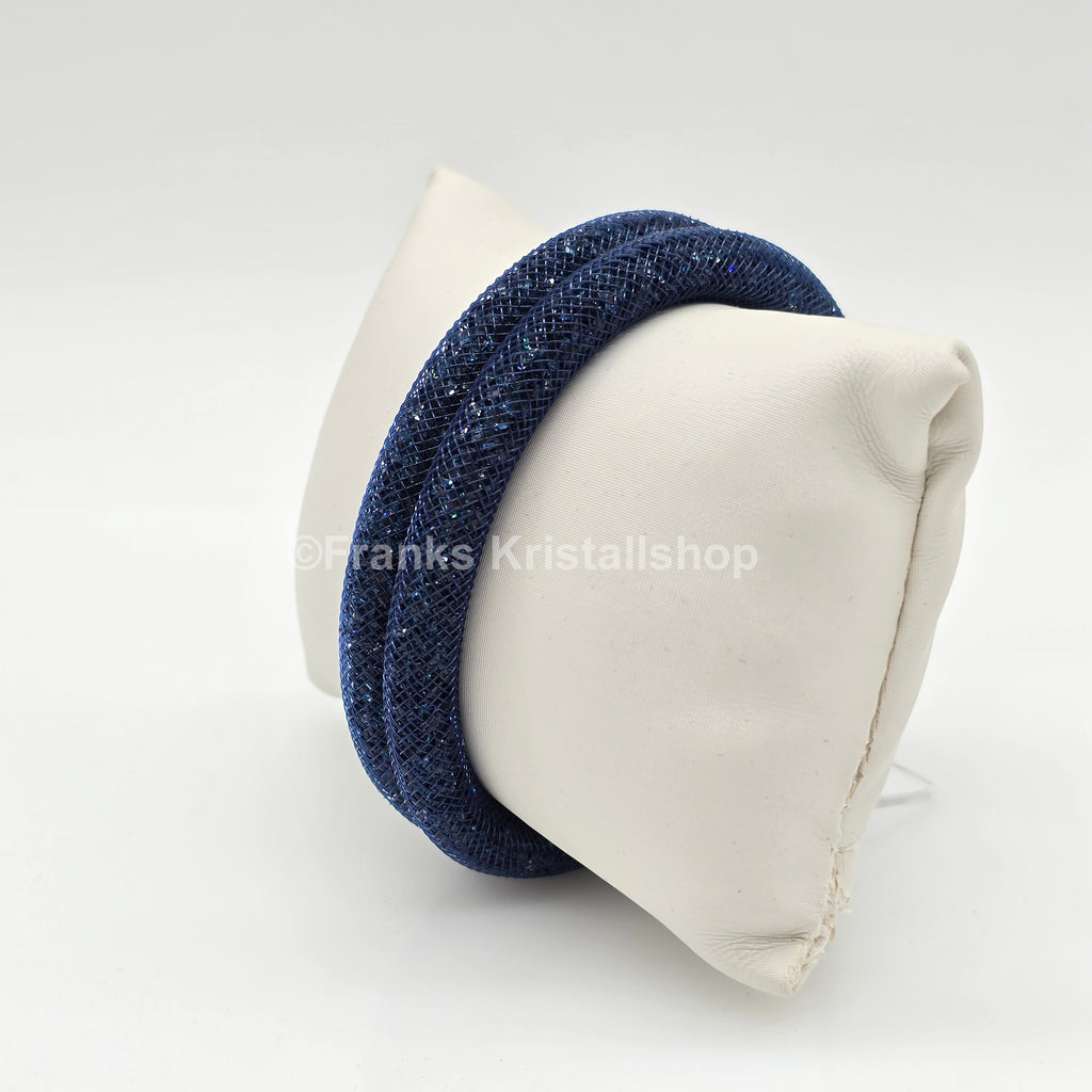SWAROVSKI Stardust Armband Double Größe M Blau Dark Blue 5102549 oU