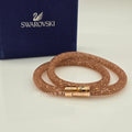SWAROVSKI Stardust Armband Double Größe M Rosa Roségold 5089853 oU