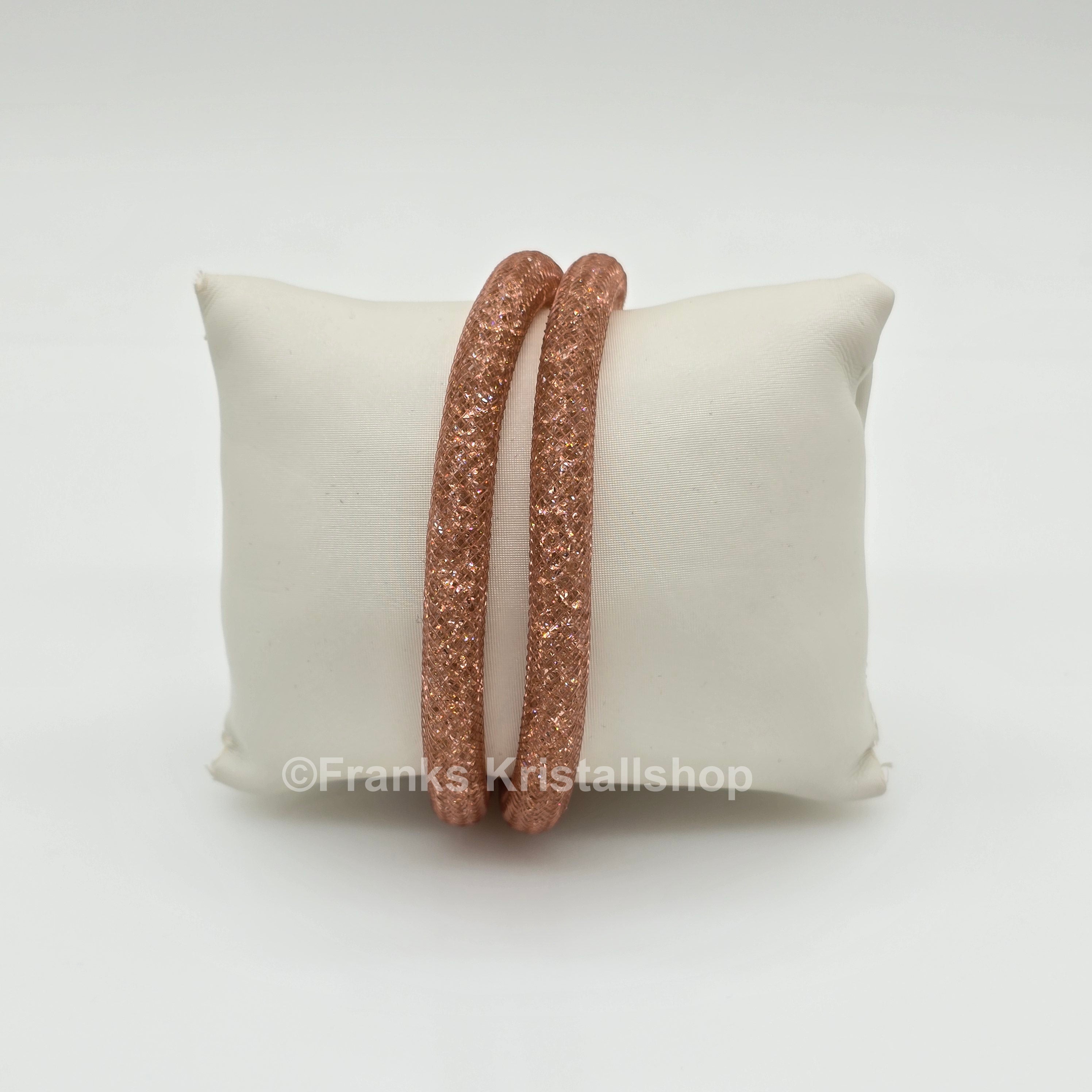 SWAROVSKI Stardust Armband Double Größe M Rosa Roségold 5089853 oU
