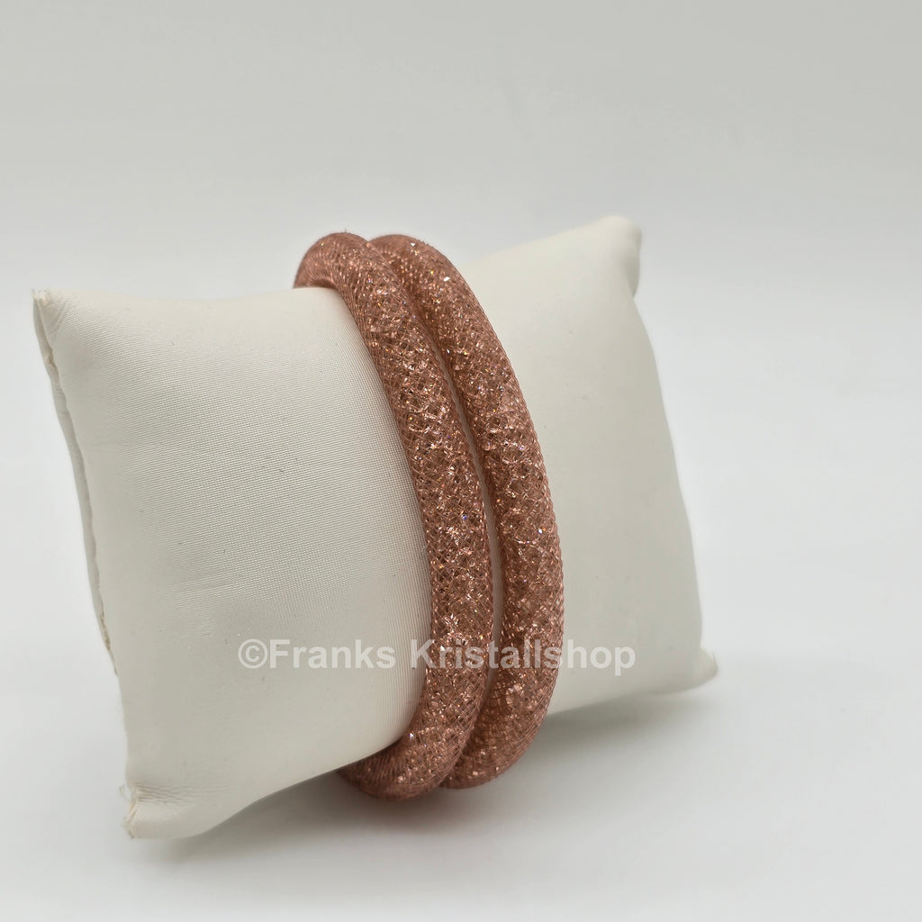 SWAROVSKI Stardust Armband Double Größe M Rosa Roségold 5089853 oU
