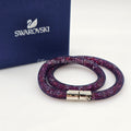 SWAROVSKI Stardust Armband Double Größe S Violett Multi 5229999 oU